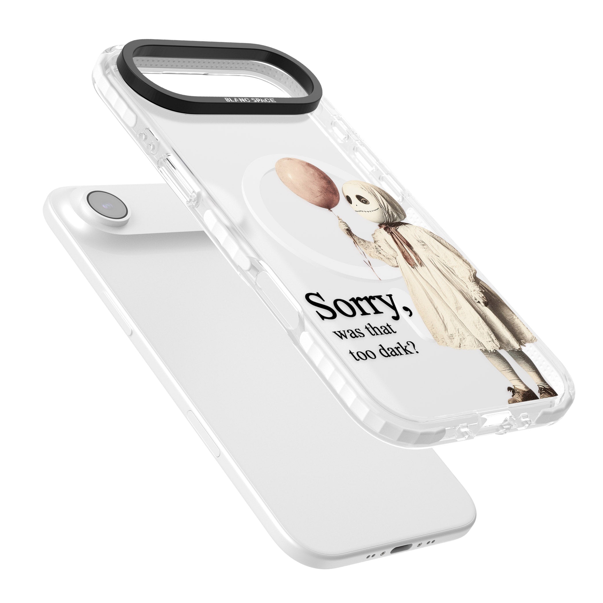 Sorry Was That Too Dark iPhone 17 Air Impact Pro Clear Phone Case Colours