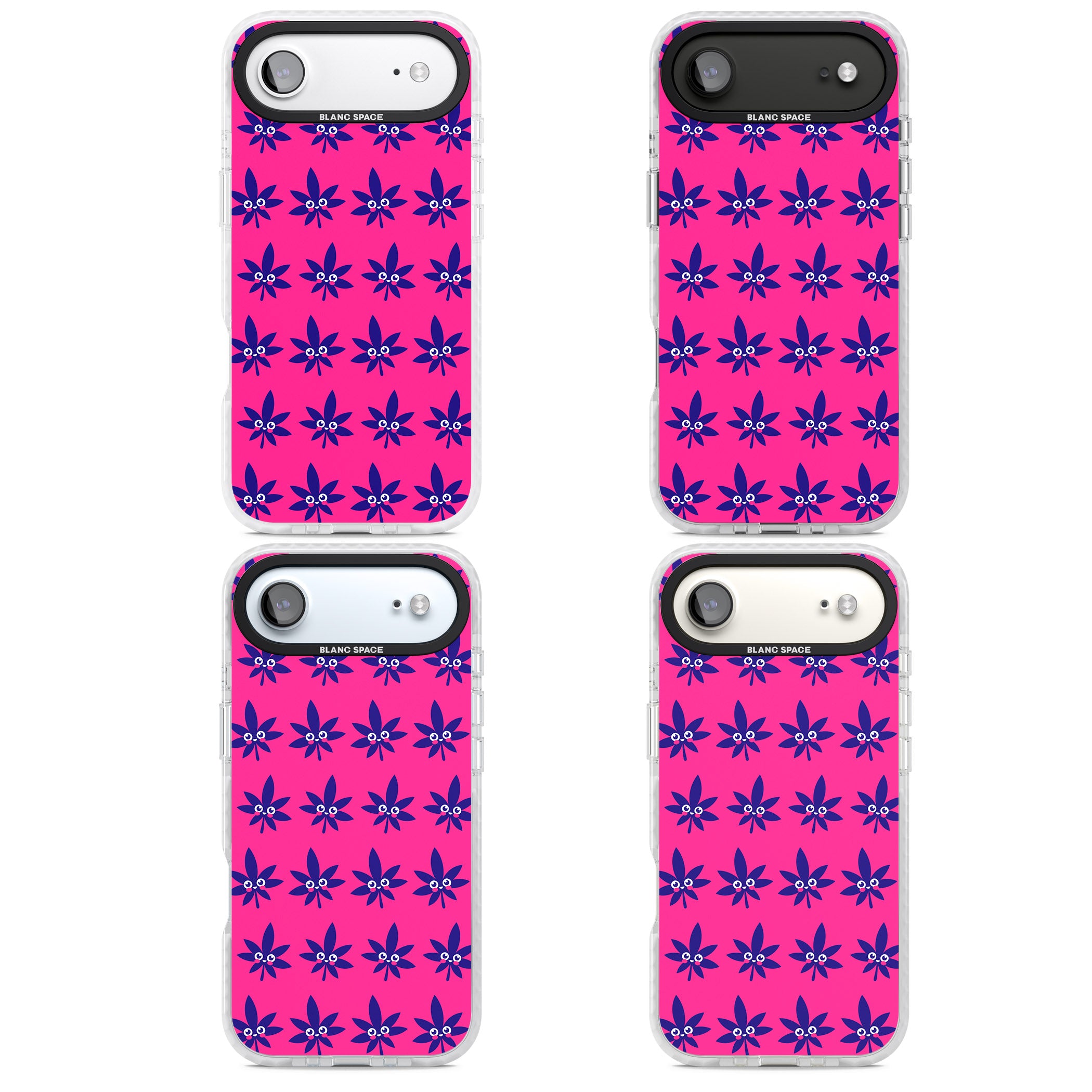 Pink Sativa iPhone 17 Air Impact Pro Clear Phone Case APT Impact Protection