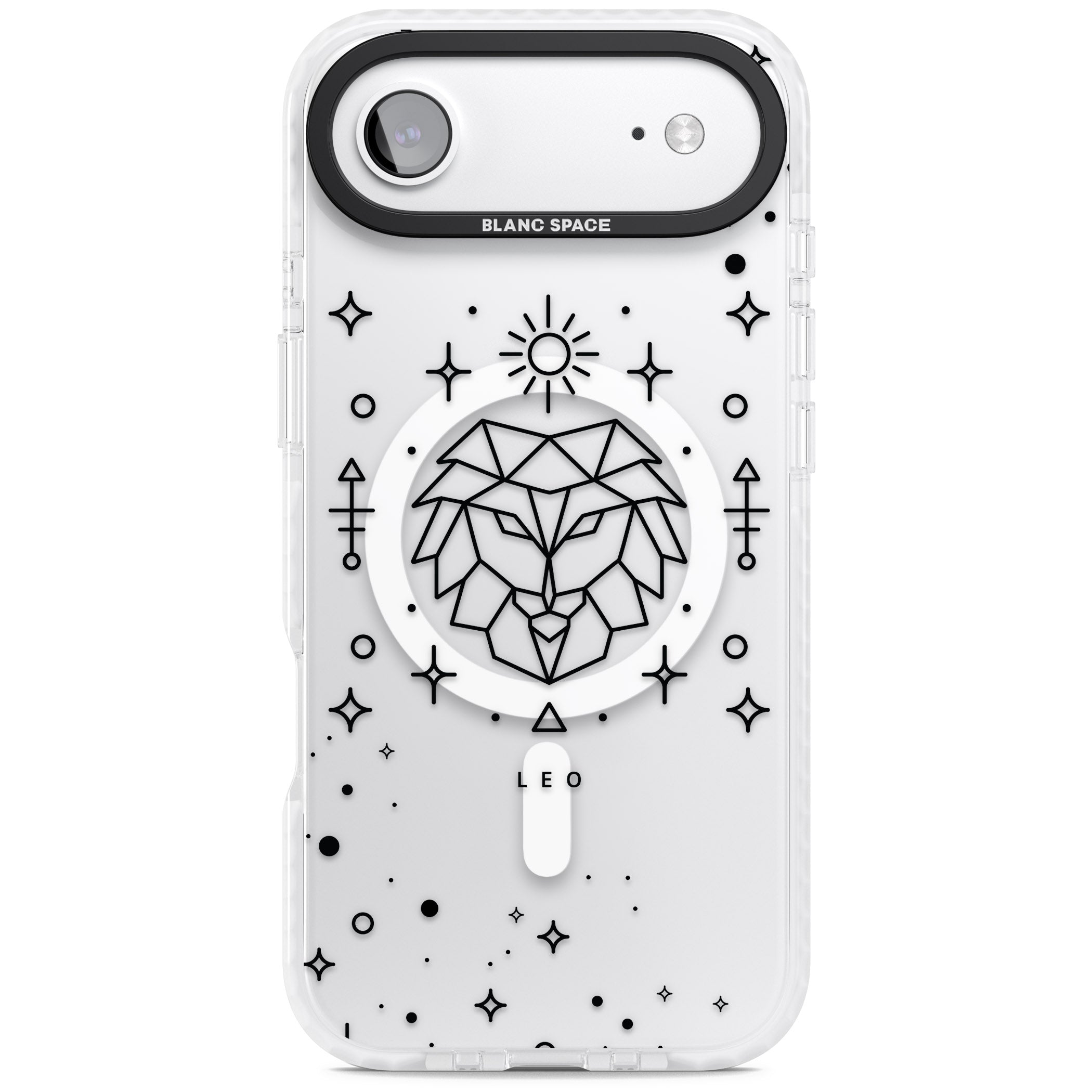 Leo Zodiac iPhone 17 Air Impact Pro Clear Phone Case