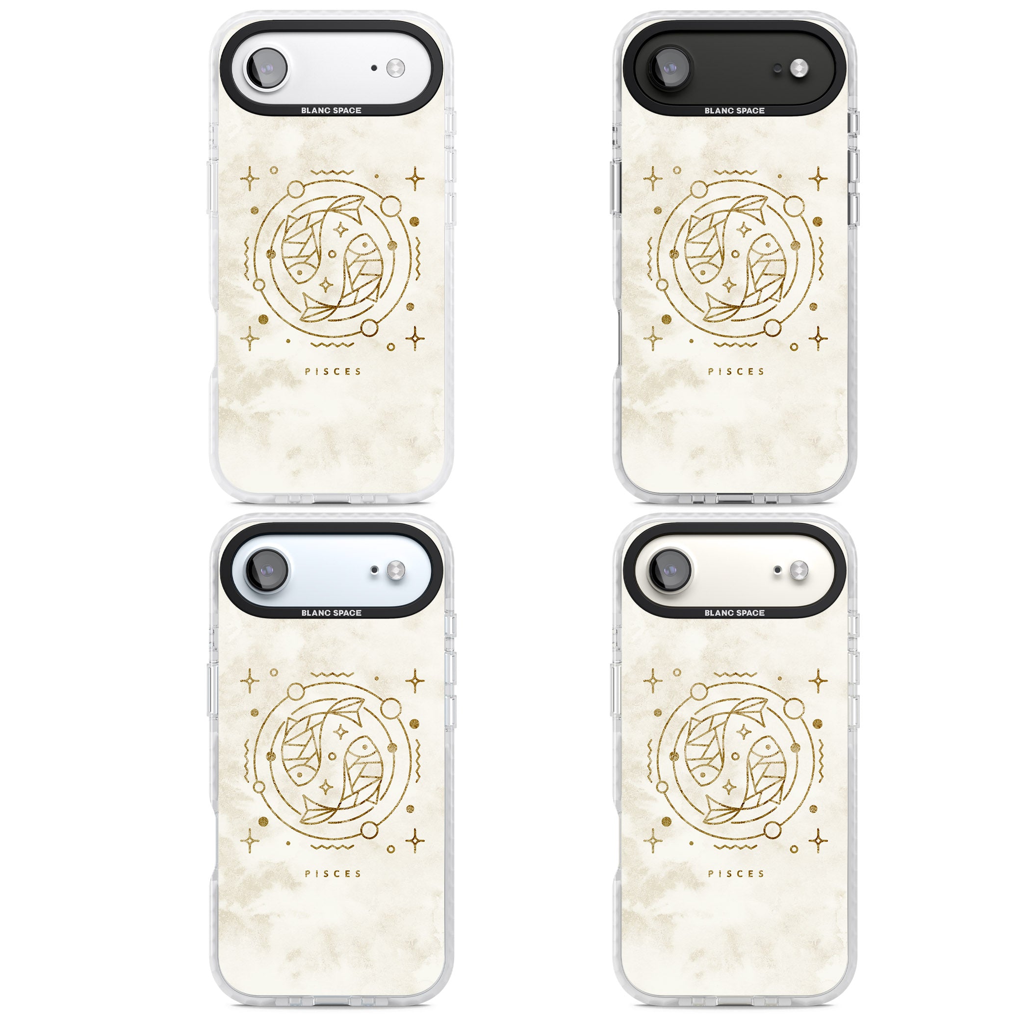 Pisces Emblem iPhone 17 Air Impact Pro Clear Phone Case APT Impact Protection