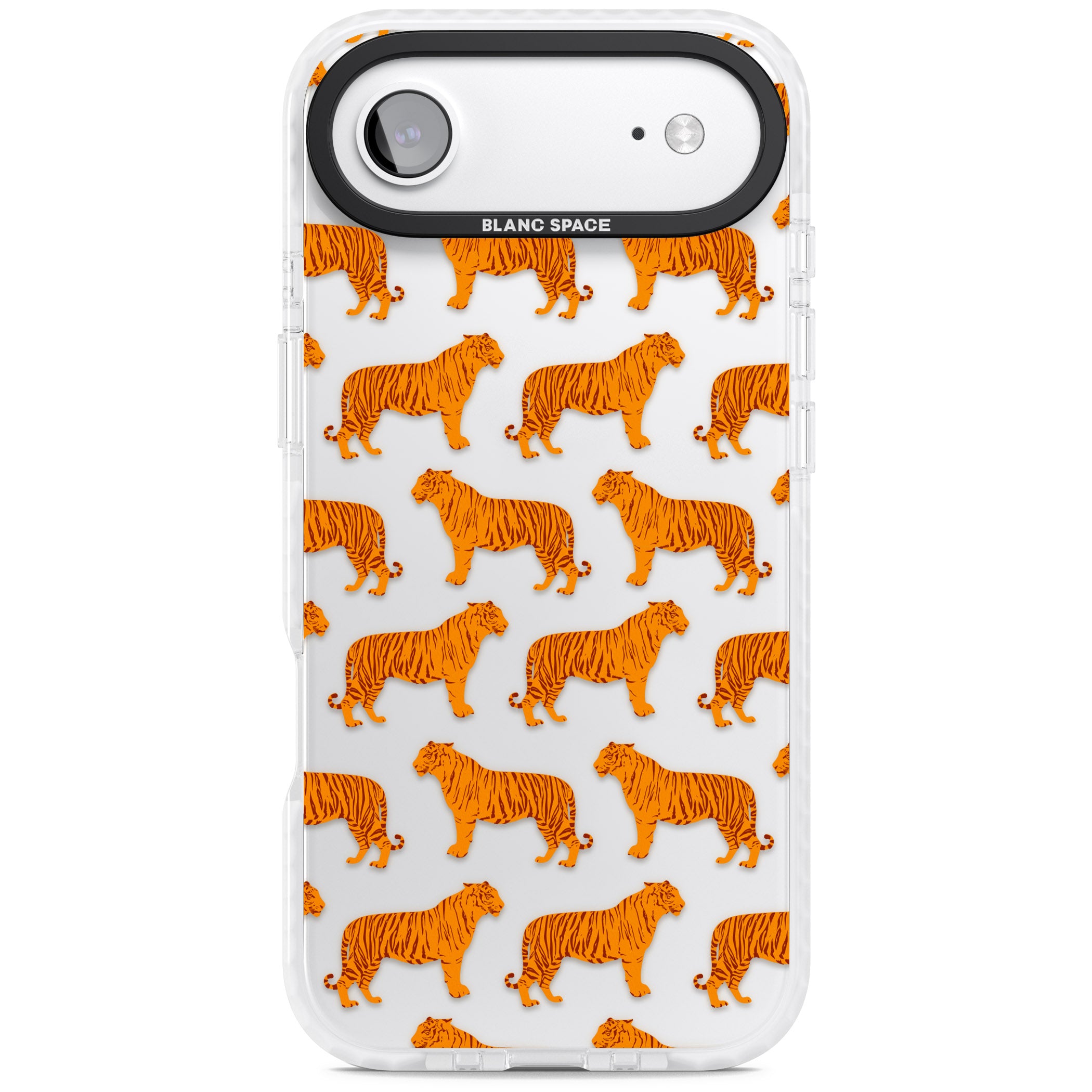 Tiger Pattern iPhone 17 Air Impact Clear Phone Case