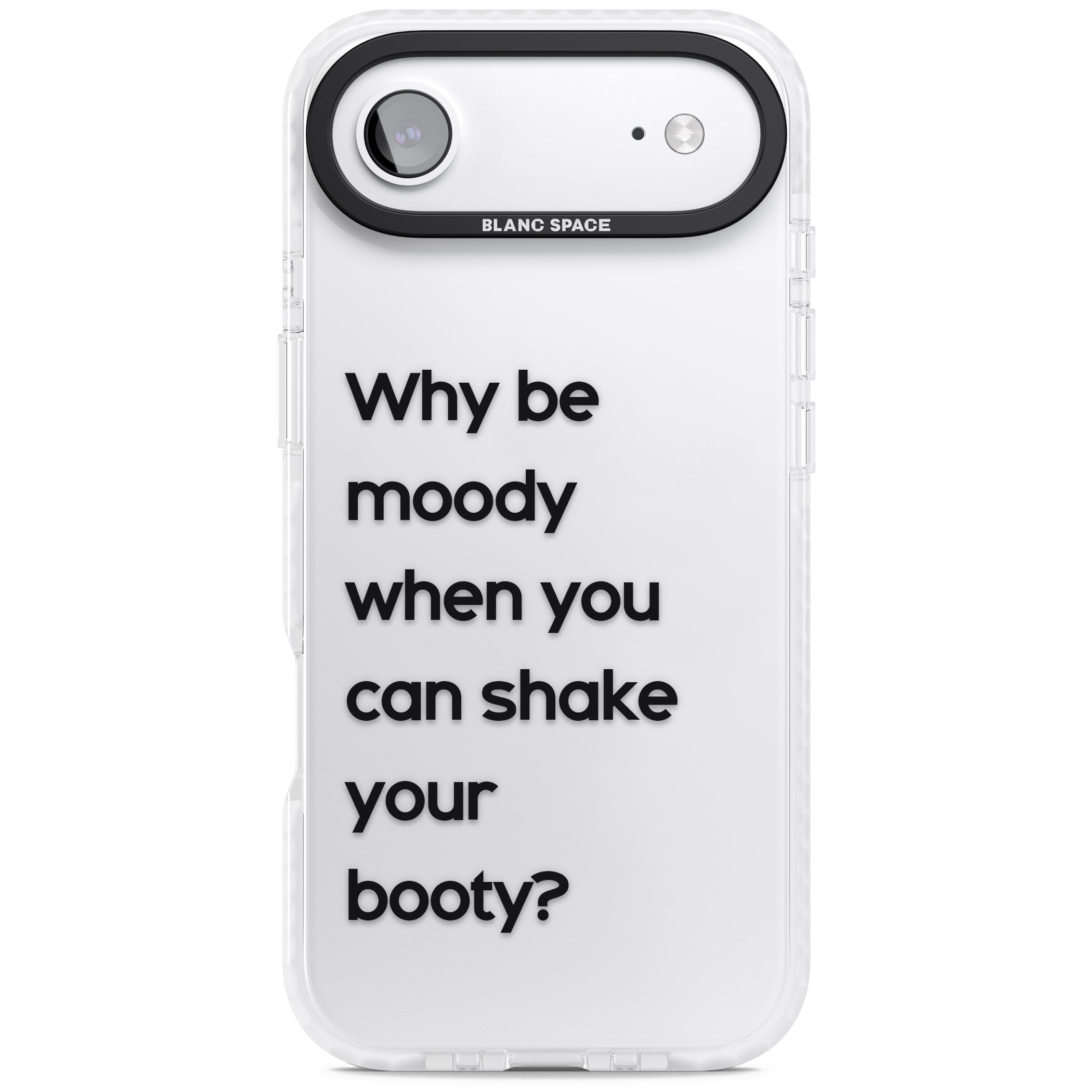 Why Be Moody? iPhone 17 Air Impact Clear Phone Case