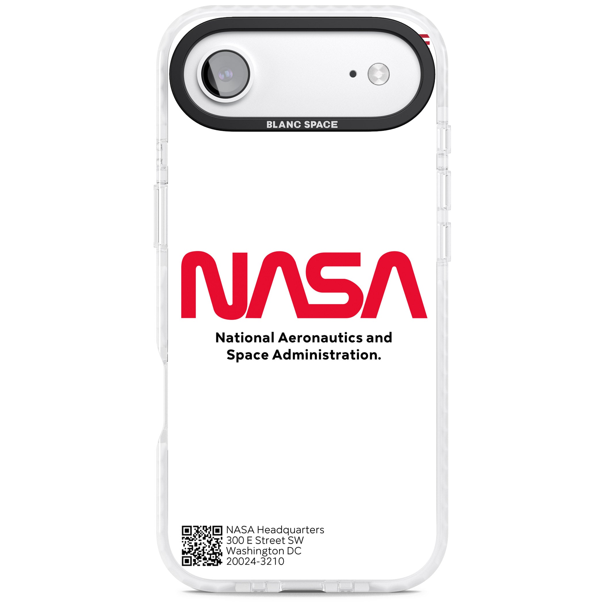 Nasa The Worm iPhone 17 Air Impact Clear Phone Case
