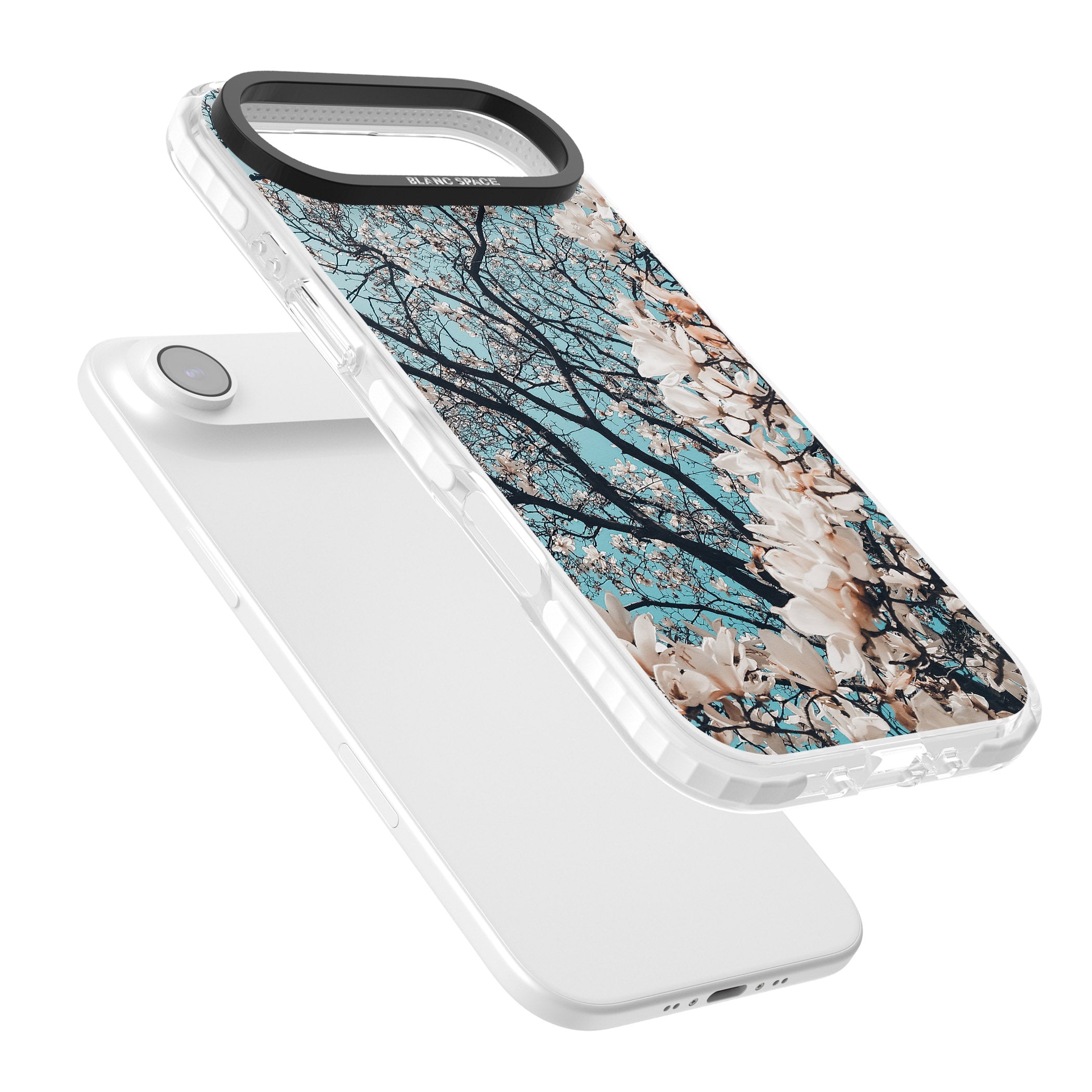 Magnolia Bloom iPhone 17 Air Impact Clear Phone Case Colours