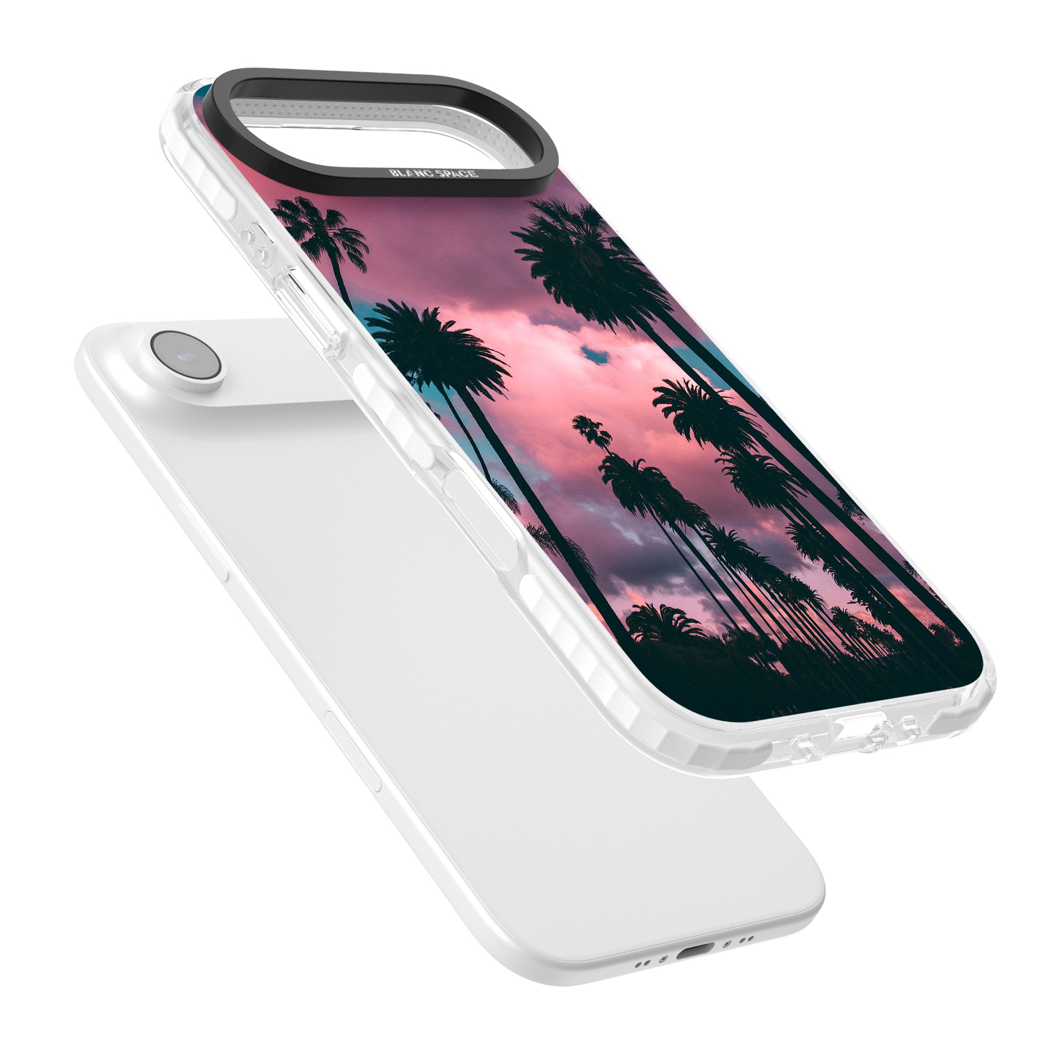 Sunset Palms iPhone 17 Air Impact Clear Phone Case Colours