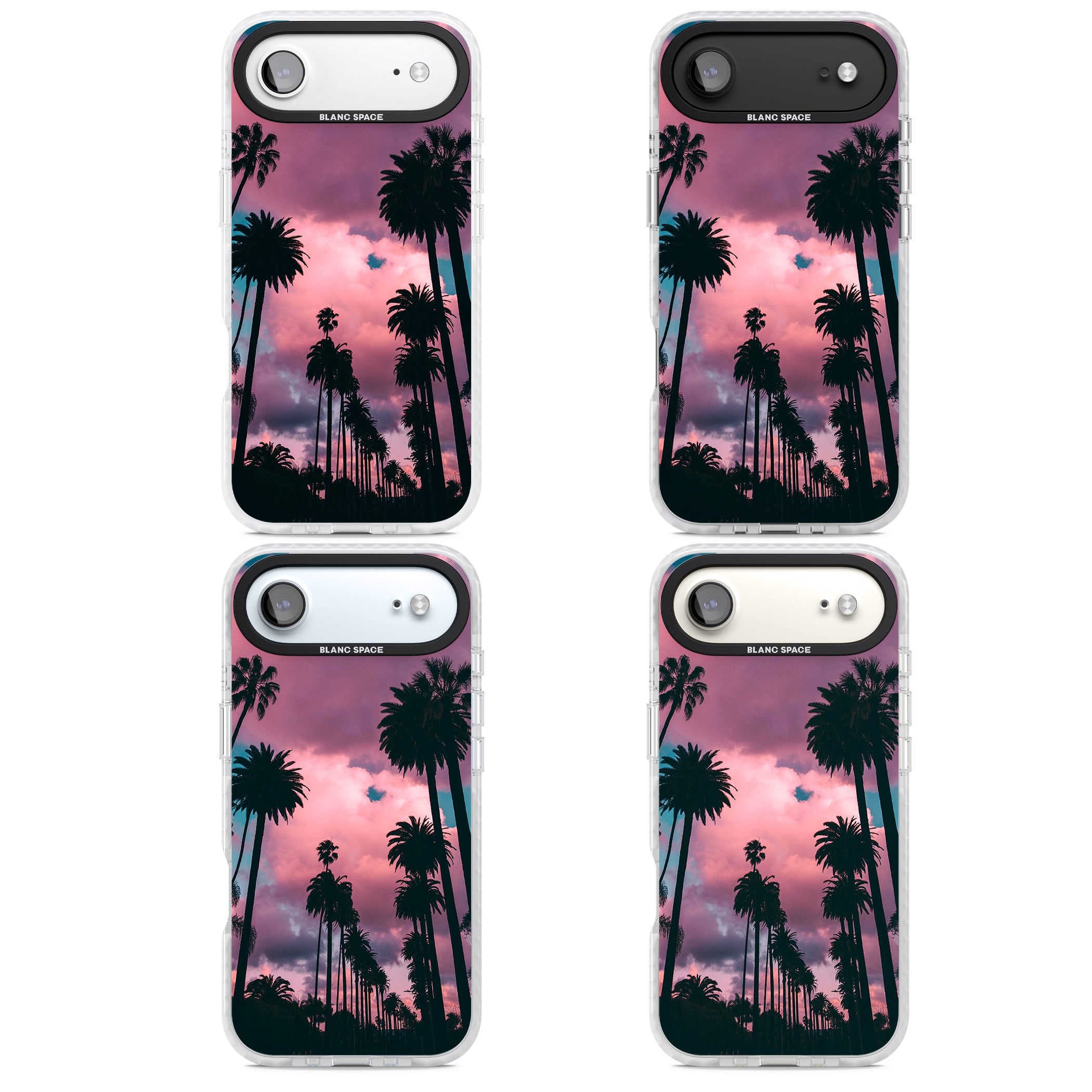 Sunset Palms iPhone 17 Air Impact Clear Phone Case APT Impact Protection