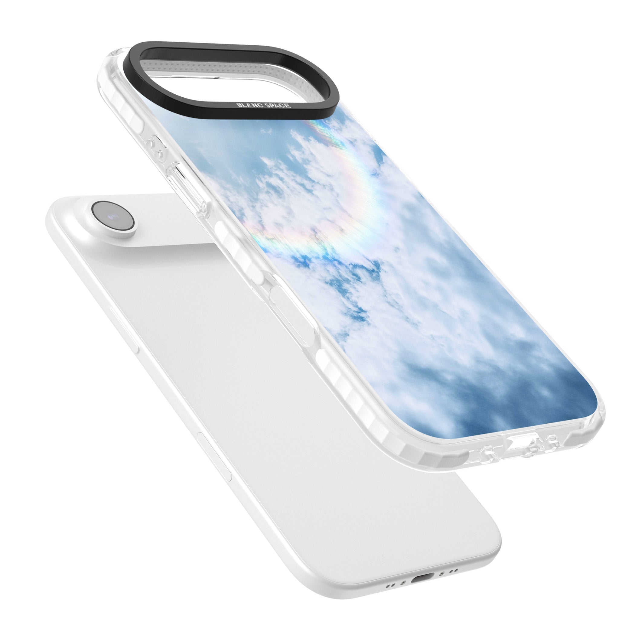 Pastel Rainbow Sky iPhone 17 Air Impact Clear Phone Case Colours