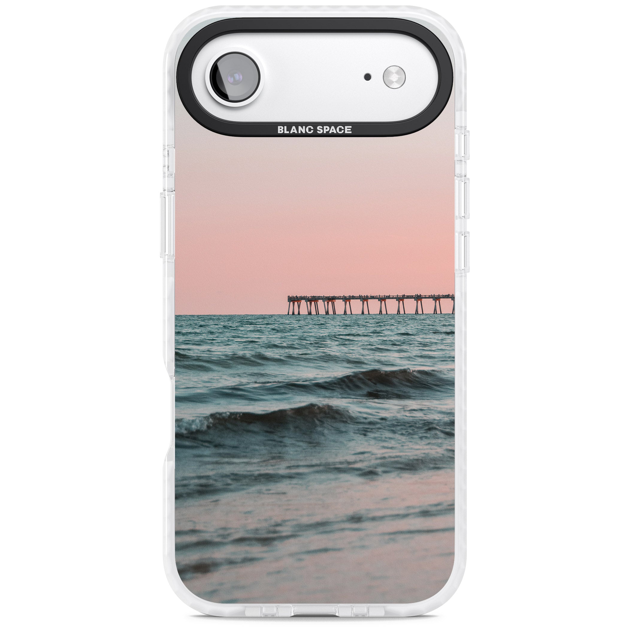Sunset Pier iPhone 17 Air Impact Clear Phone Case