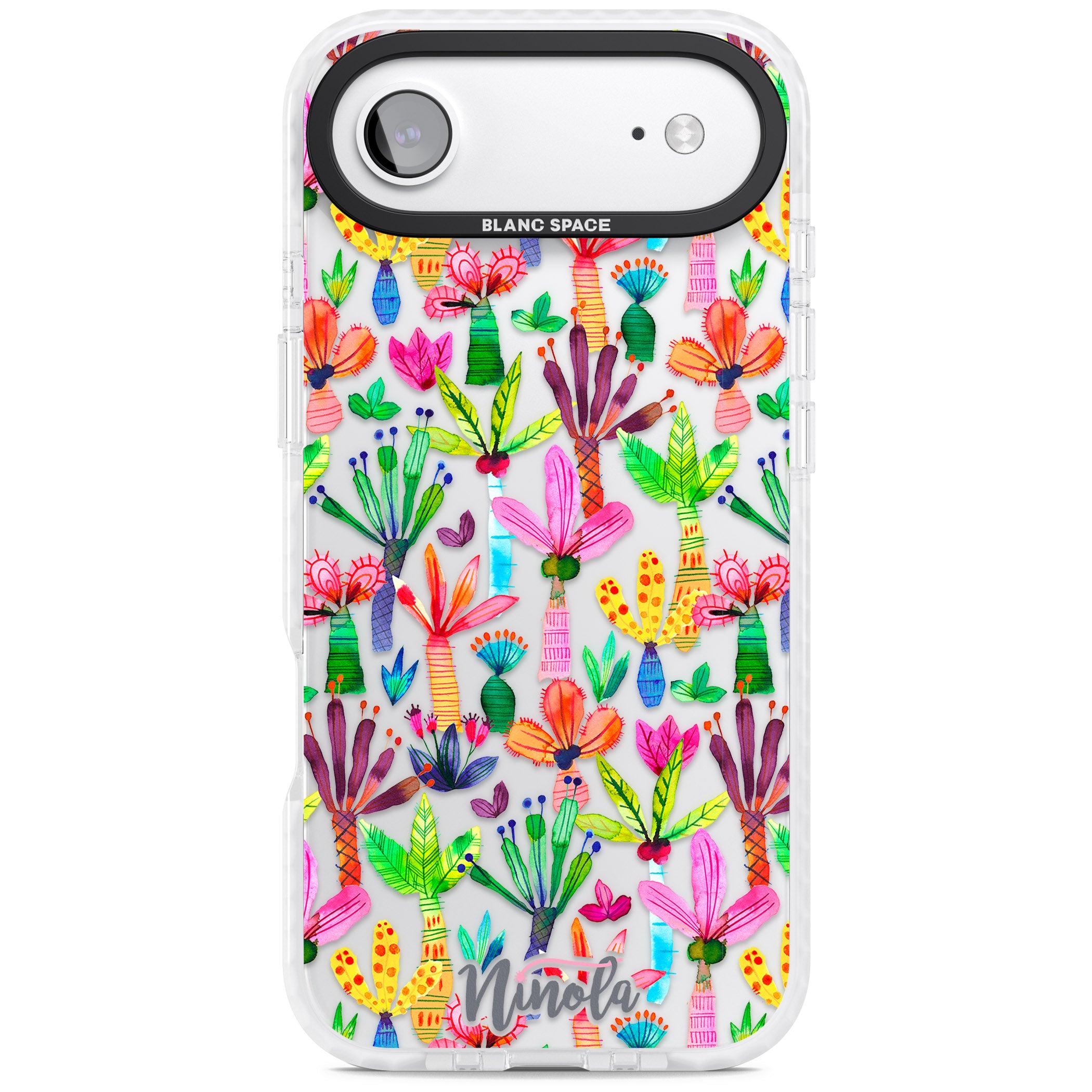 Tropical Botanical iPhone 17 Air Impact Clear Phone Case