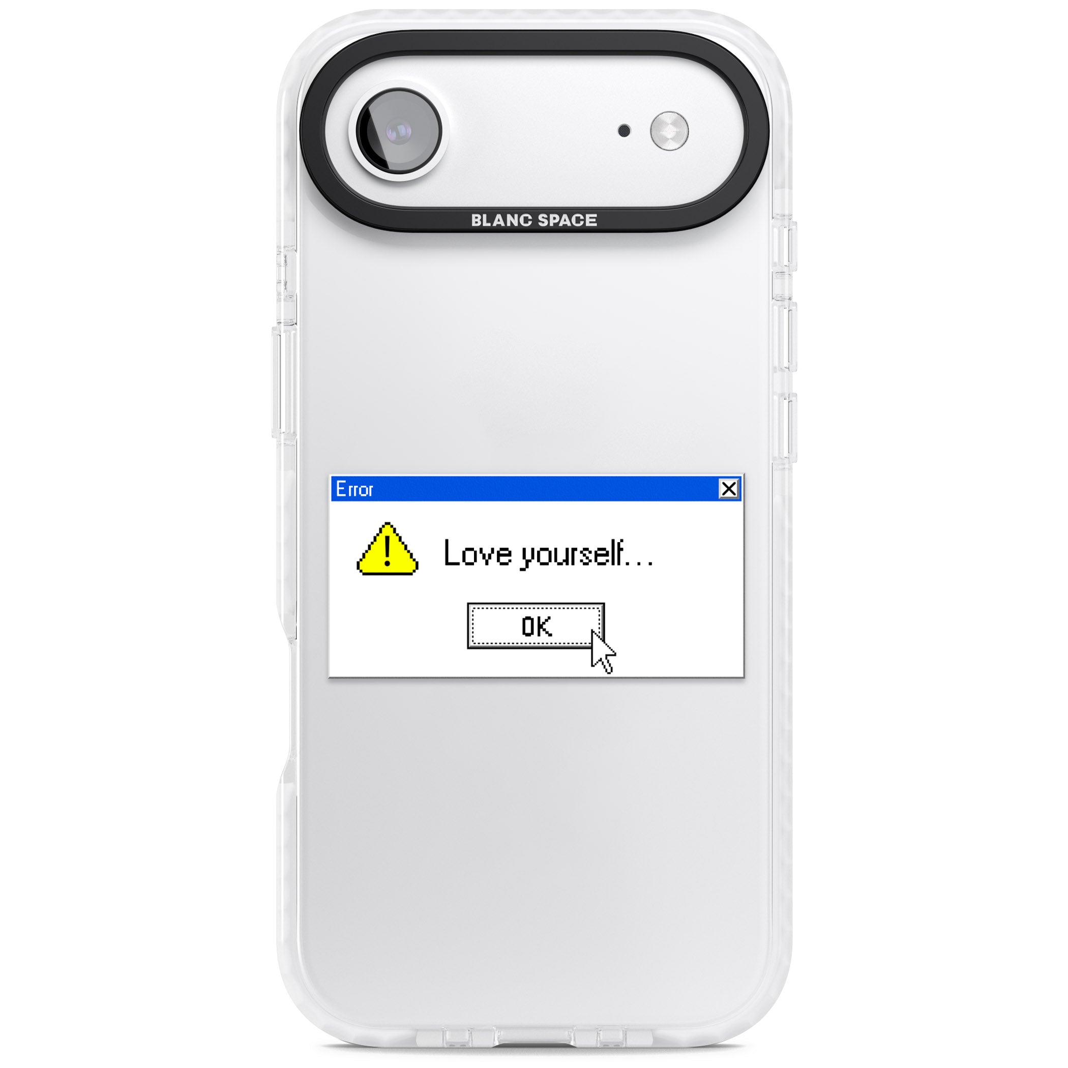 Love Yourself Exe iPhone 17 Air Impact Clear Phone Case