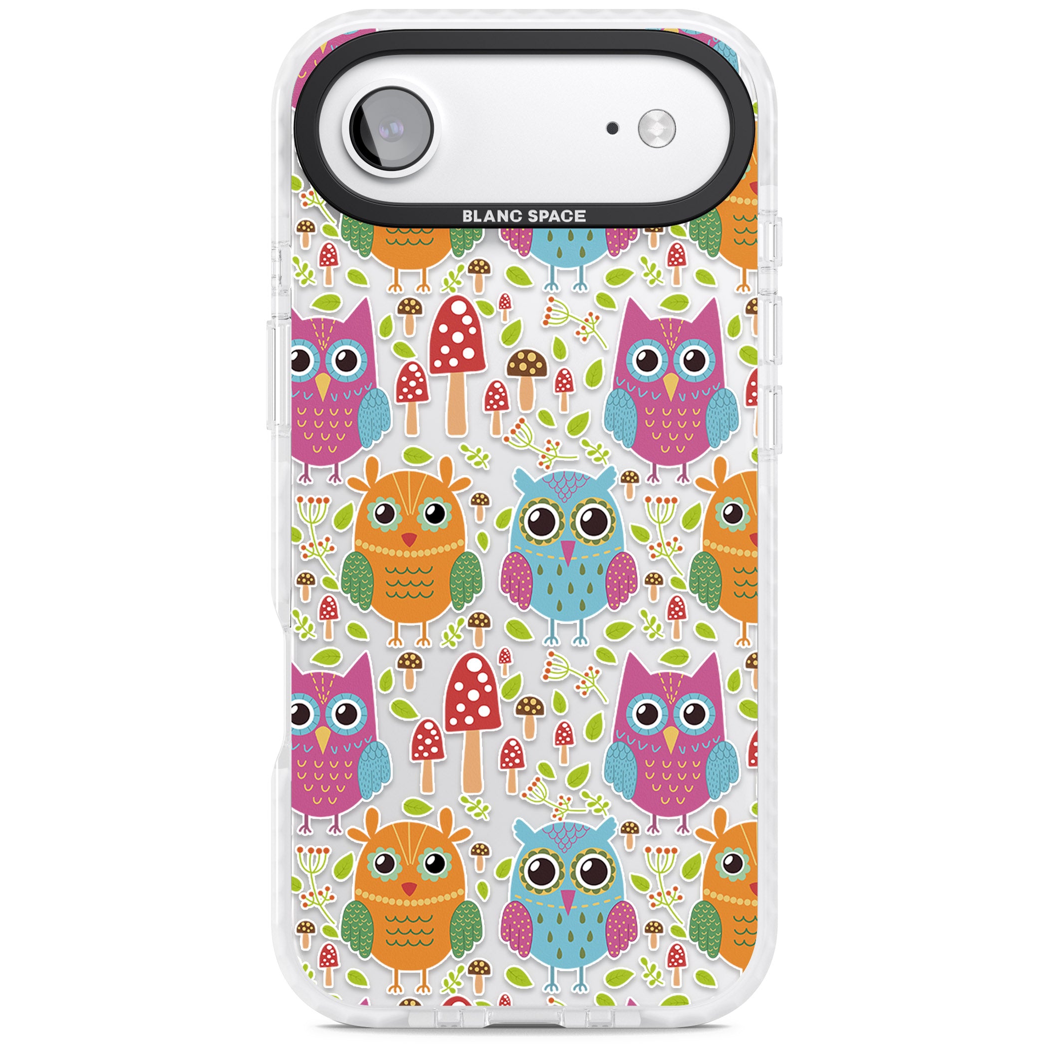 Forrest Owl Clear Pattern iPhone 17 Air Impact Clear Phone Case