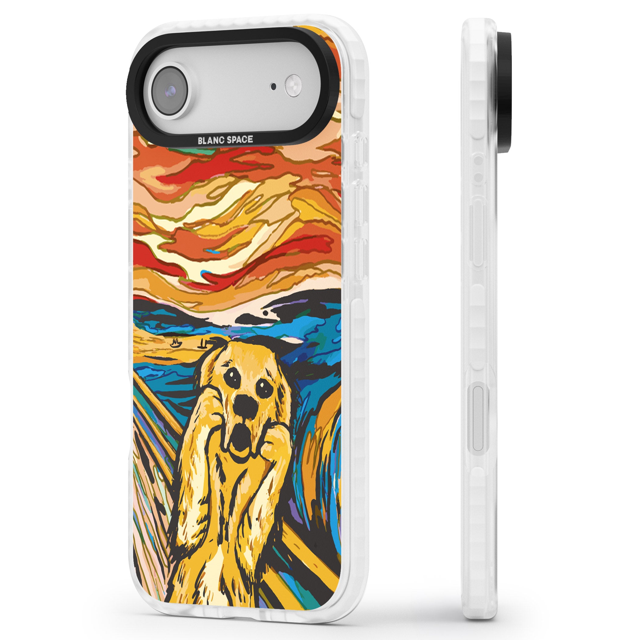 The Bark iPhone 17 Air Impact Clear Phone Case Side Profile