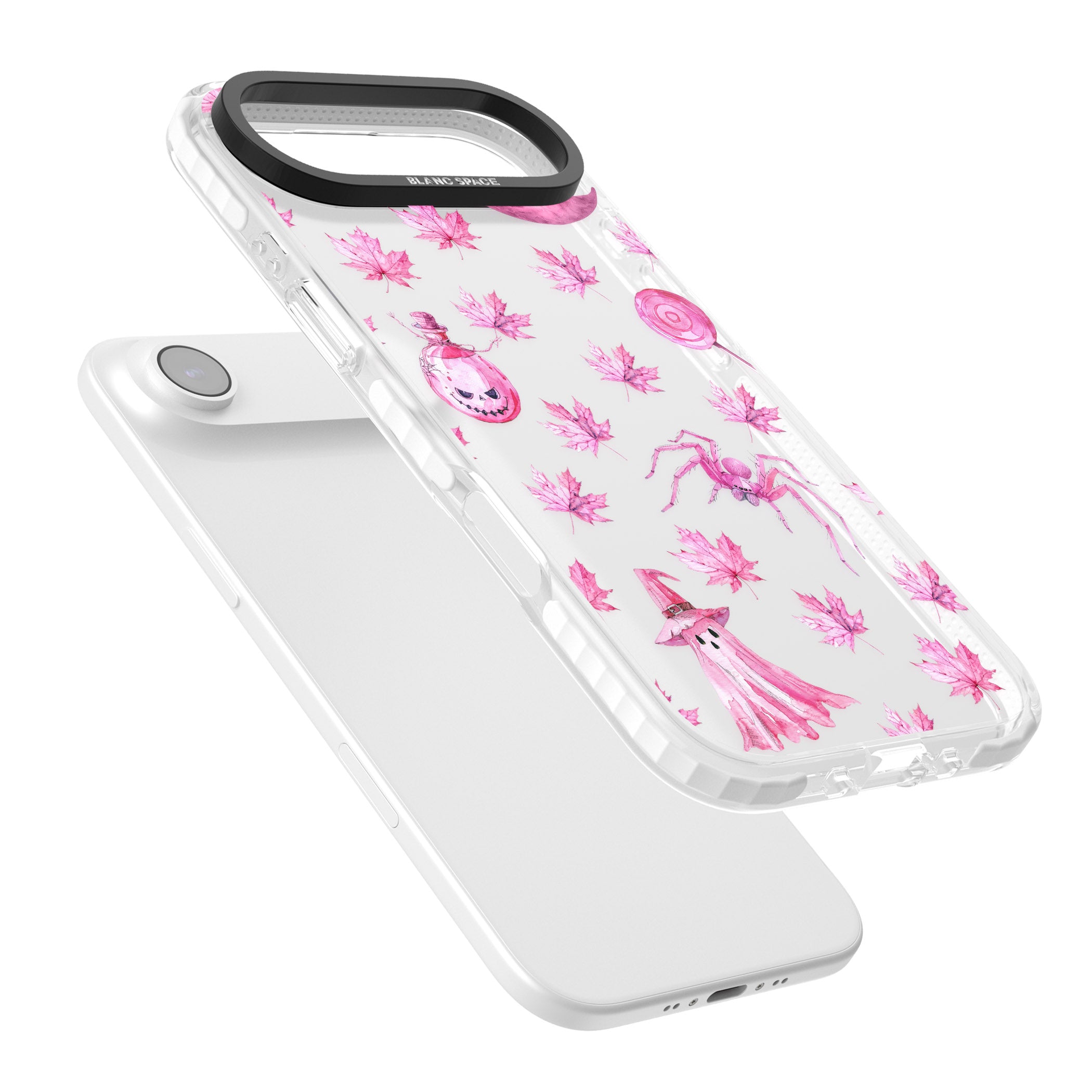 Pink Moon Maple iPhone 17 Air Impact Clear Phone Case Colours