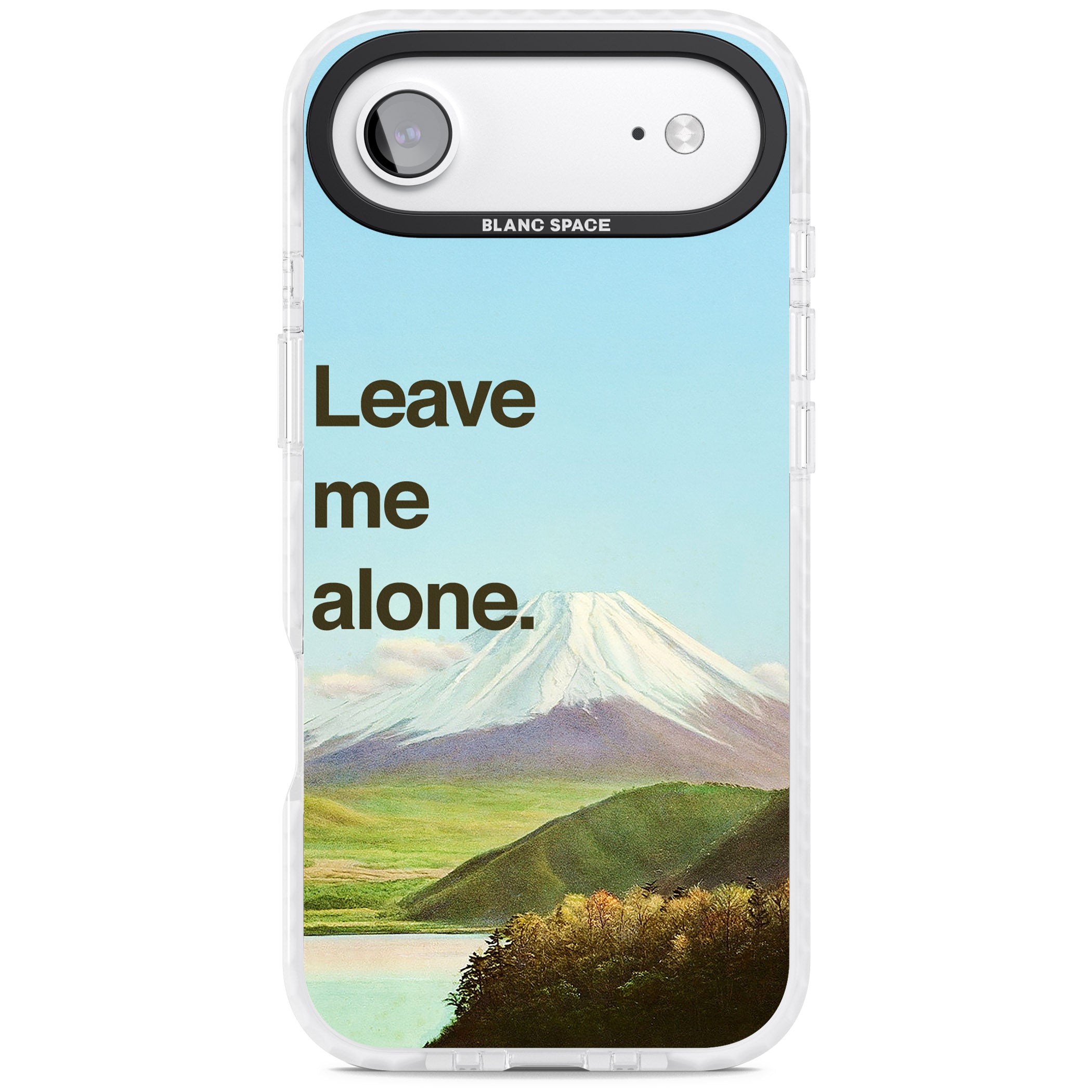 Leave Me Alone iPhone 17 Air Impact Clear Phone Case