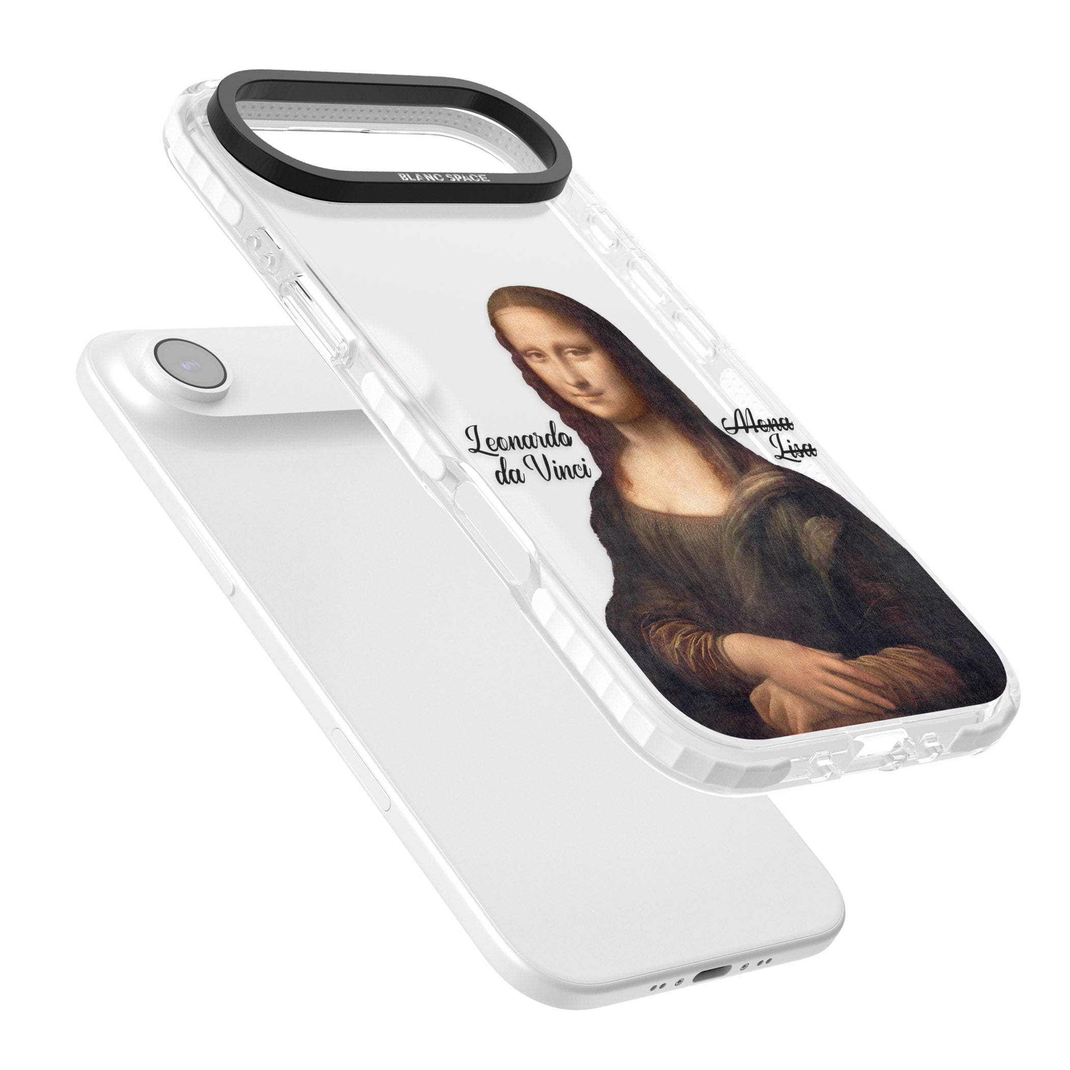 Mona Lisa Cutout iPhone 17 Air Impact Clear Phone Case Colours