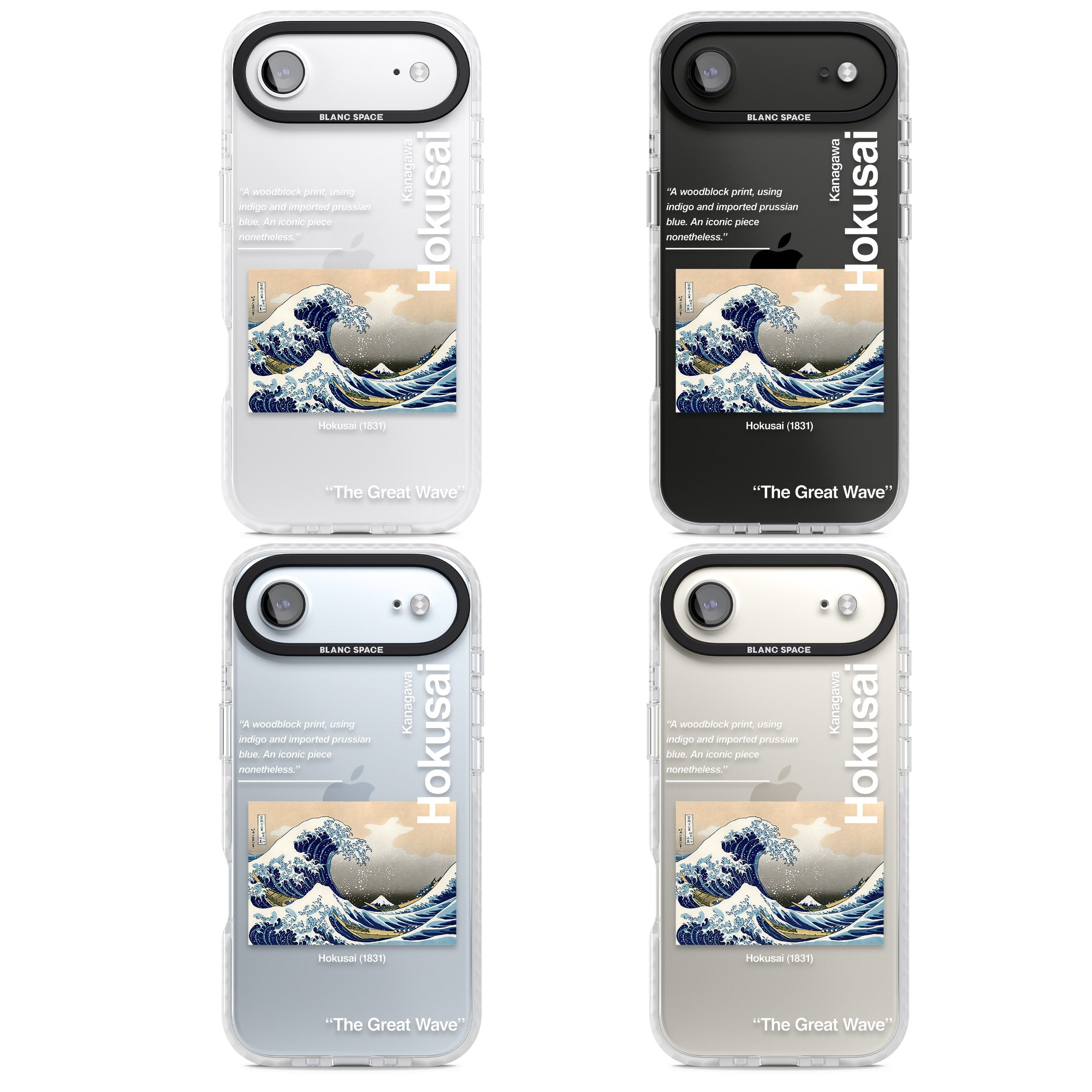The Great Wave iPhone 17 Air Impact Clear Phone Case APT Impact Protection
