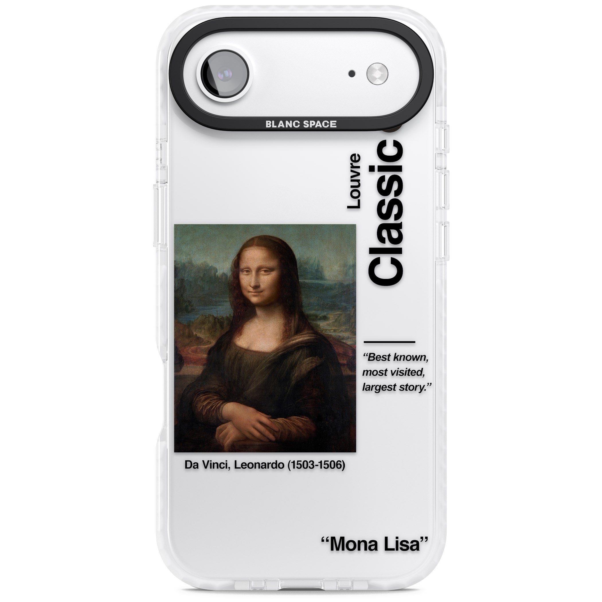Mona Lisa Leonardo Da Vinci iPhone 17 Air Impact Clear Phone Case