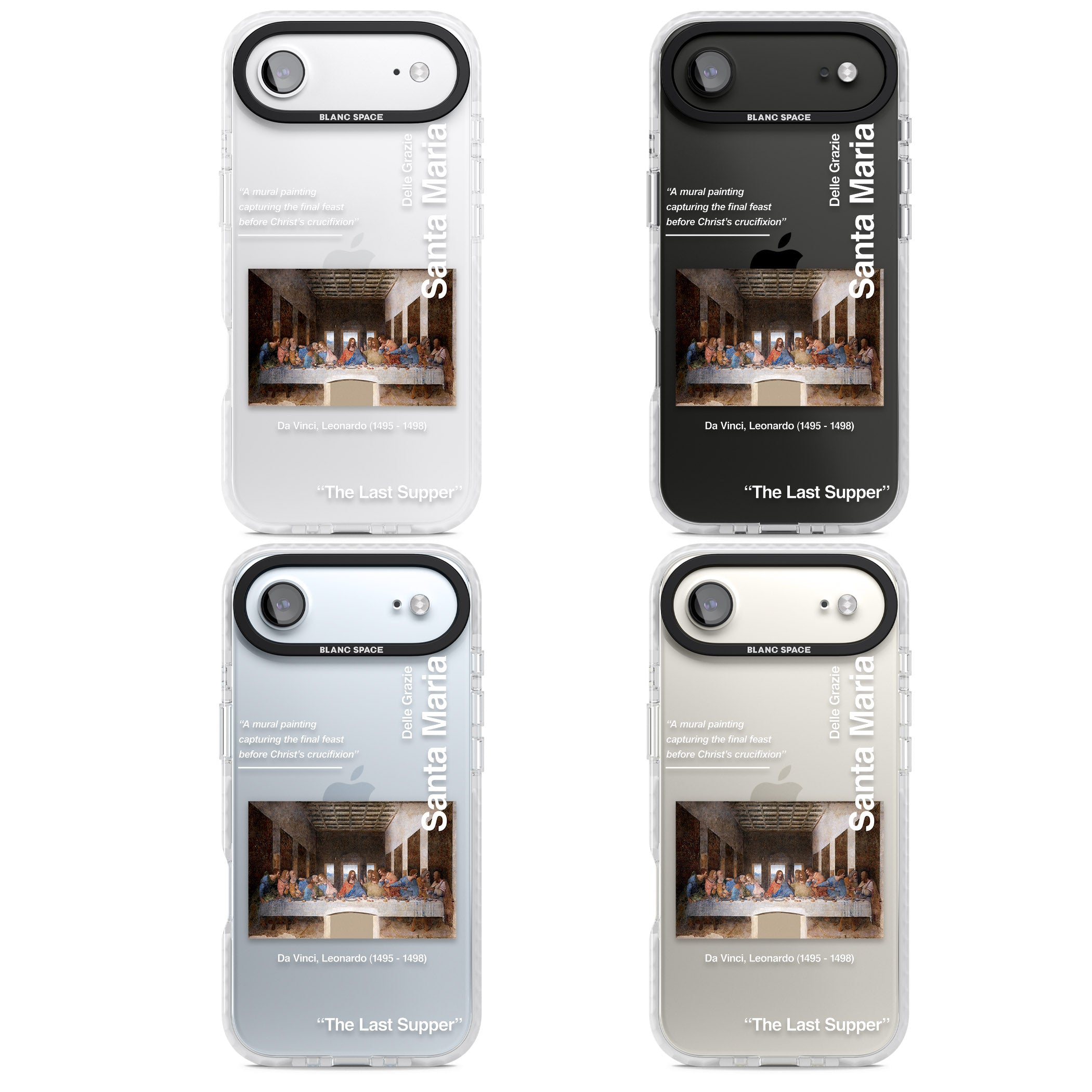 The Last Supper iPhone 17 Air Impact Clear Phone Case APT Impact Protection