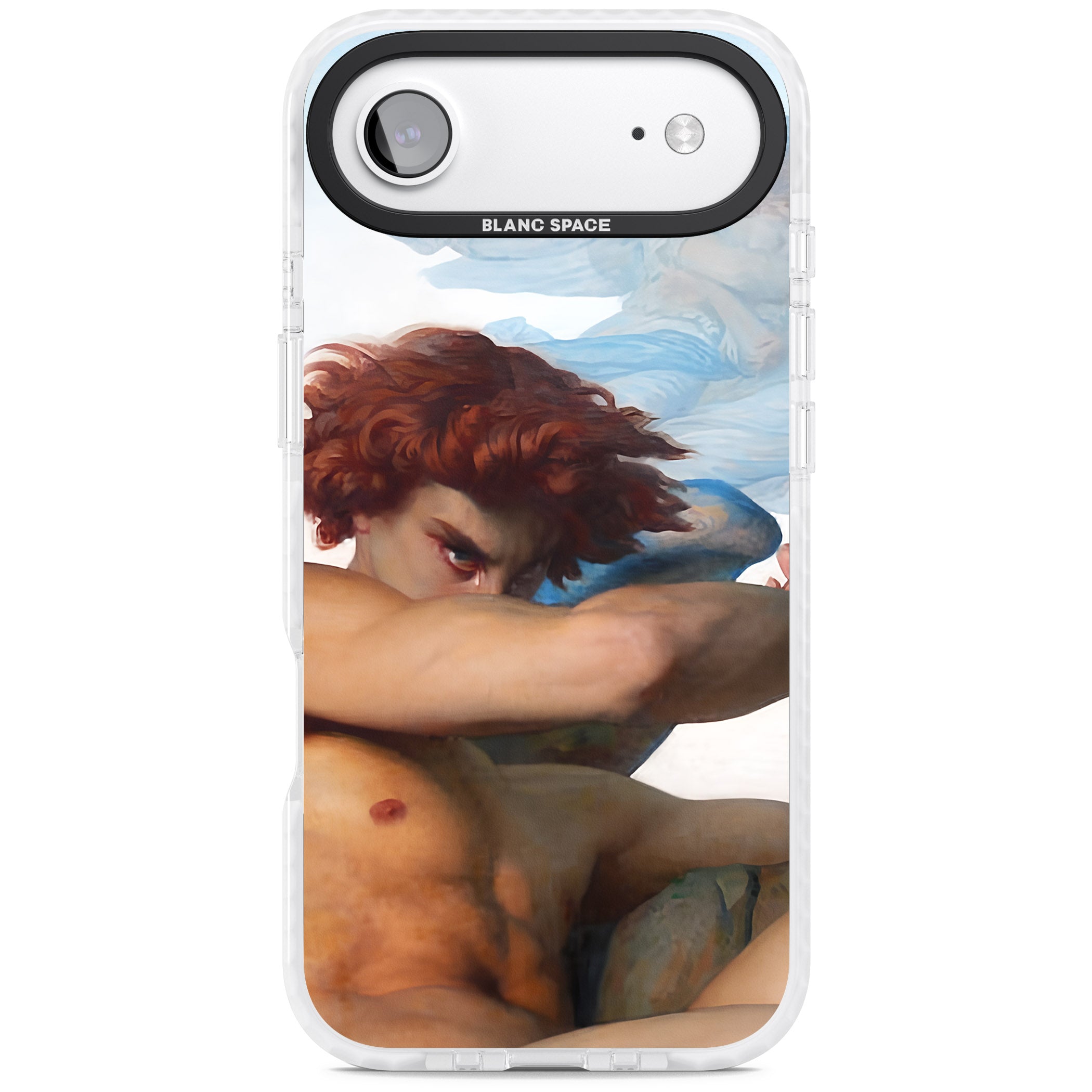 The Fallen Angel iPhone 17 Air Impact Clear Phone Case
