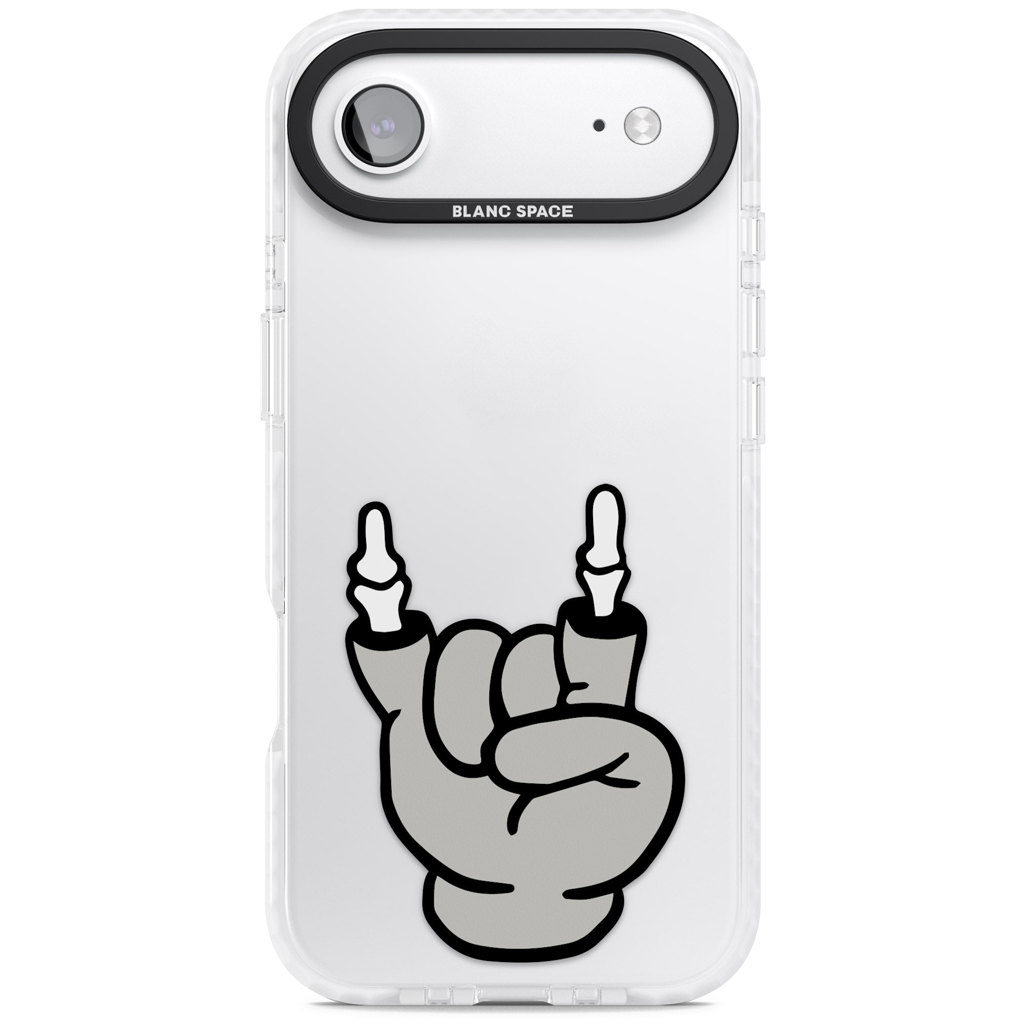 Rock 'Til You Drop iPhone 17 Air Impact Clear Phone Case
