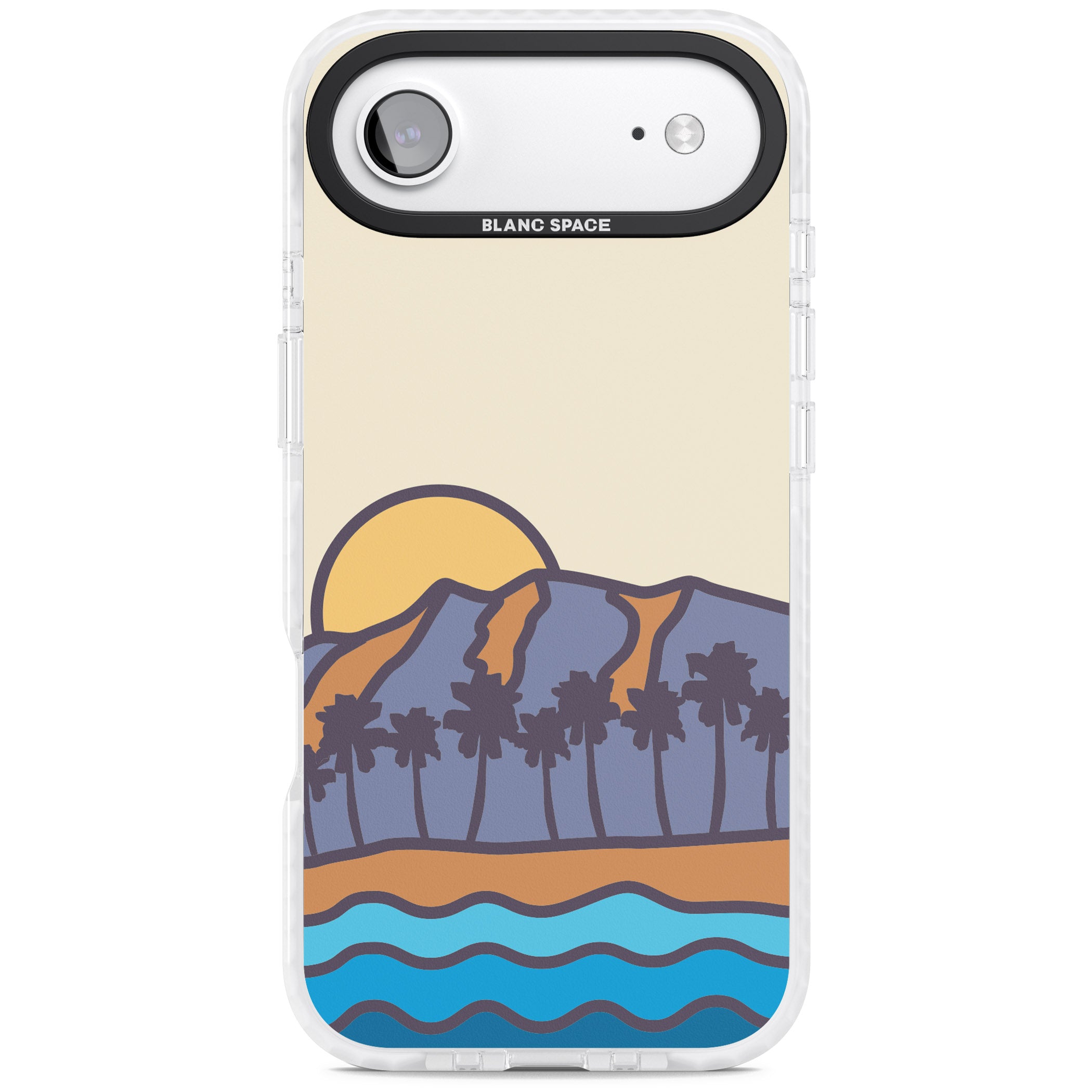 South Sunset iPhone 17 Air Impact Clear Phone Case