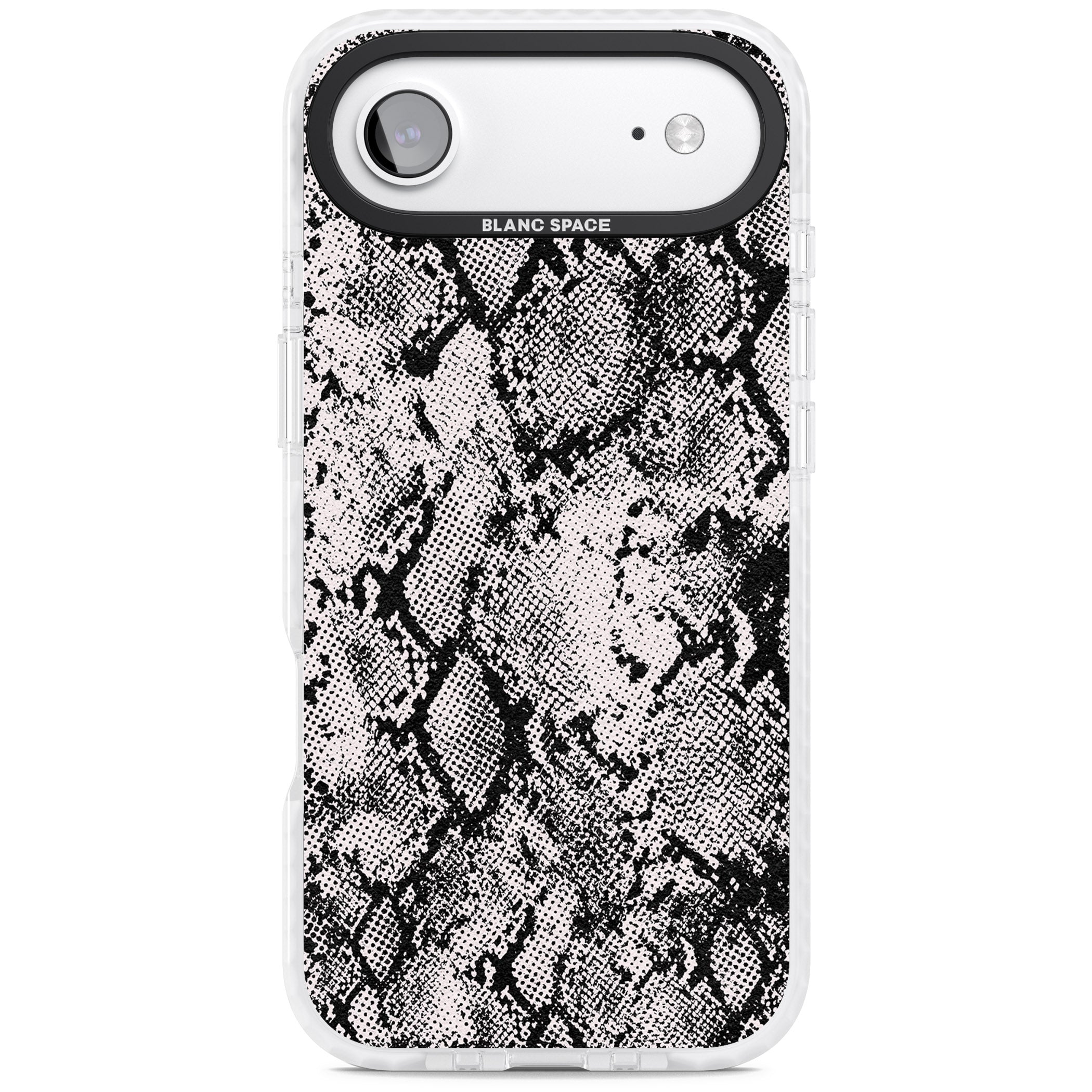 Pastel Snakeskin Grey iPhone 17 Air Impact Clear Phone Case