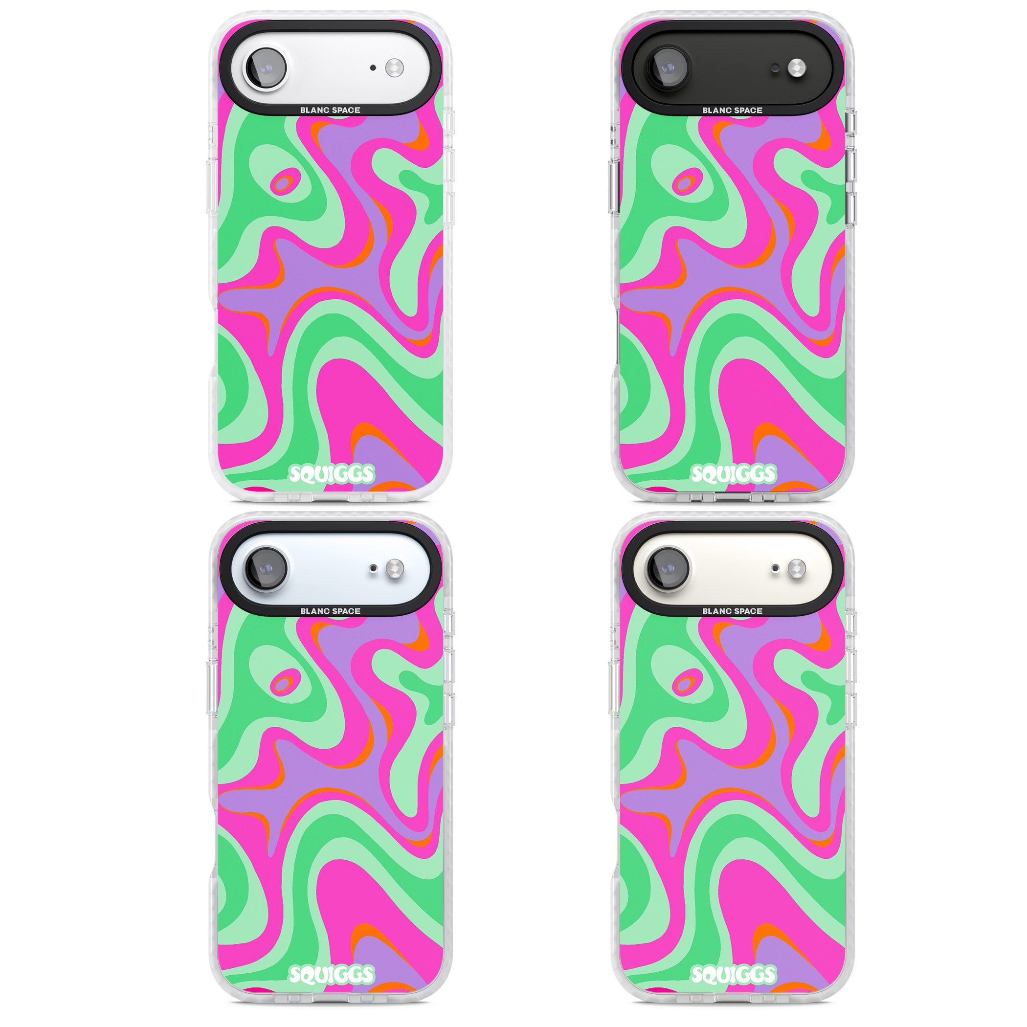 Pink Lava iPhone 17 Air Impact Clear Phone Case APT Impact Protection