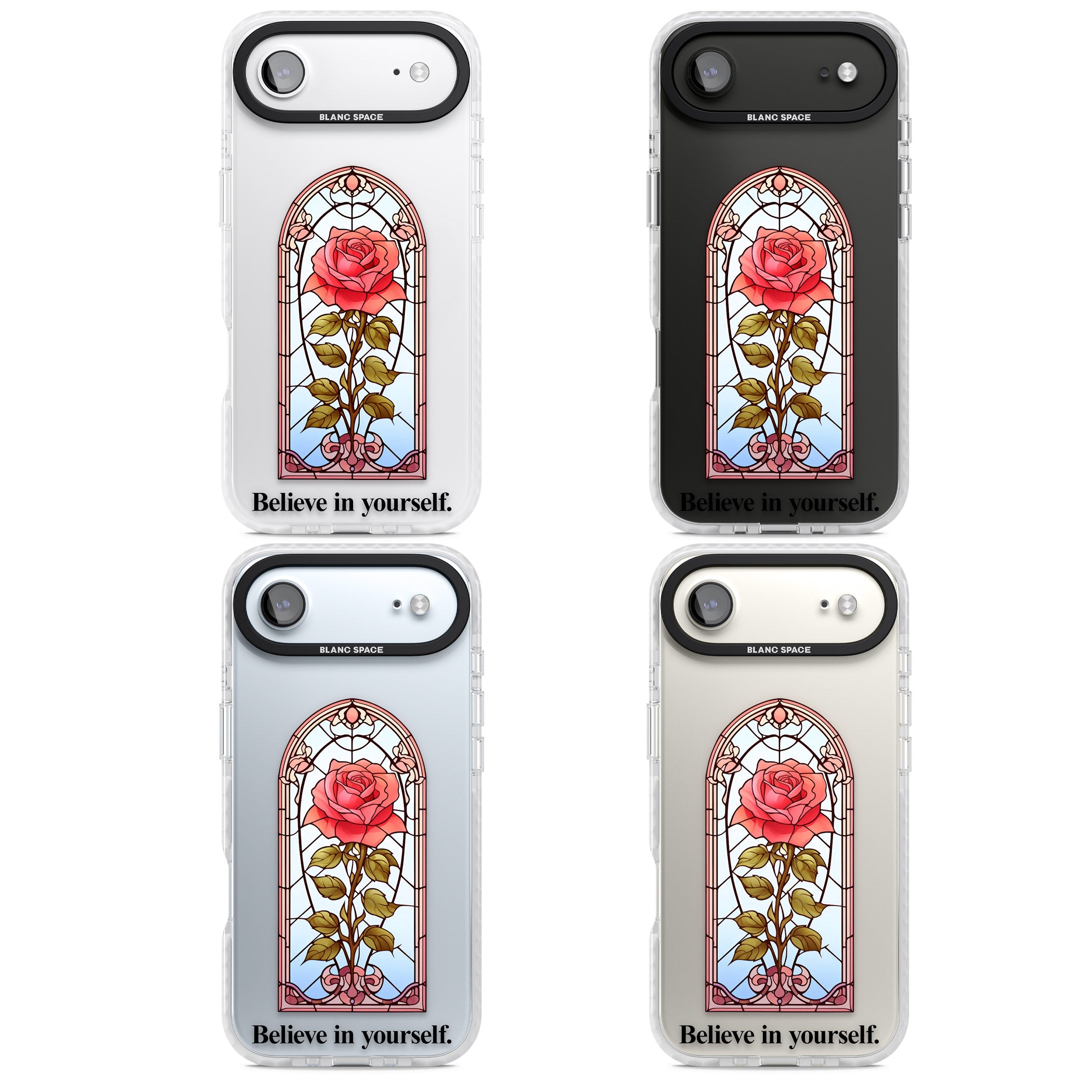 Believe In Yourself iPhone 17 Air Impact Clear Phone Case APT Impact Protection