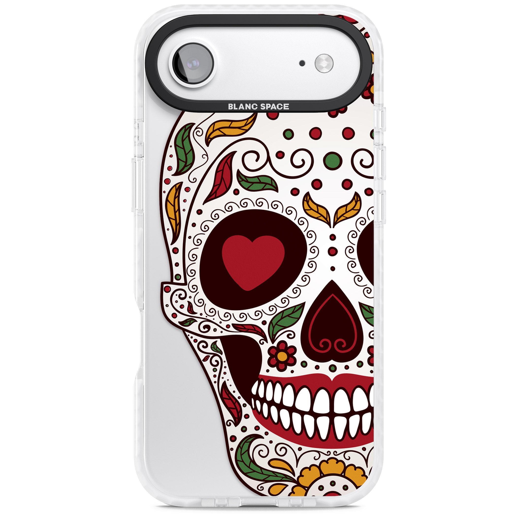 Autumn Sugar Skull iPhone 17 Air Impact Clear Phone Case