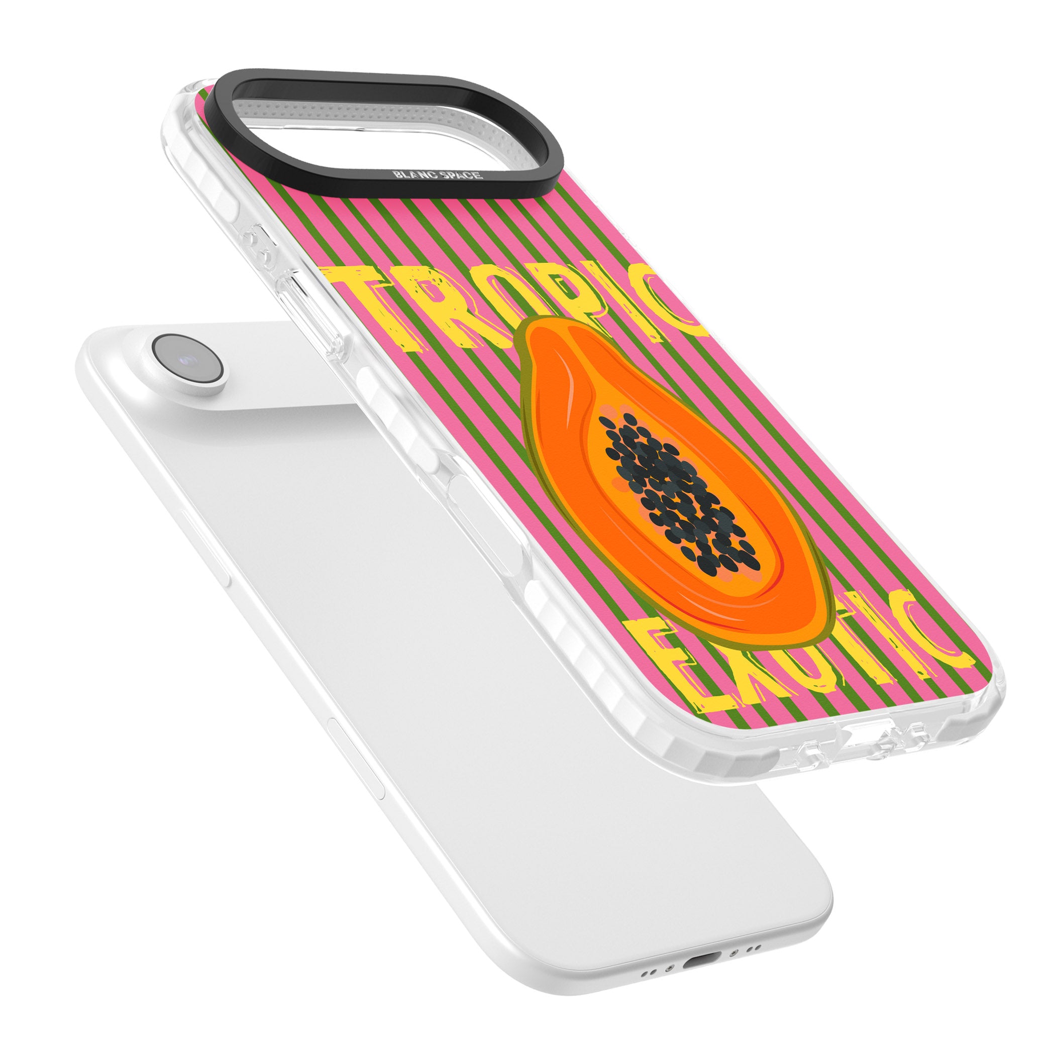 Tropic Exotic iPhone 17 Air Impact Clear Phone Case Colours