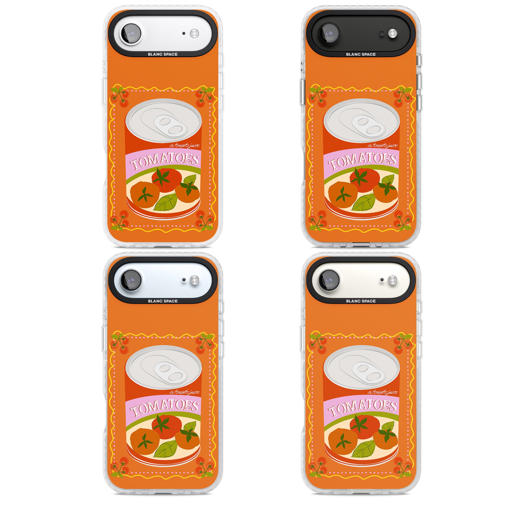 Tomato Soup Can iPhone 17 Air Impact Clear Phone Case APT Impact Protection