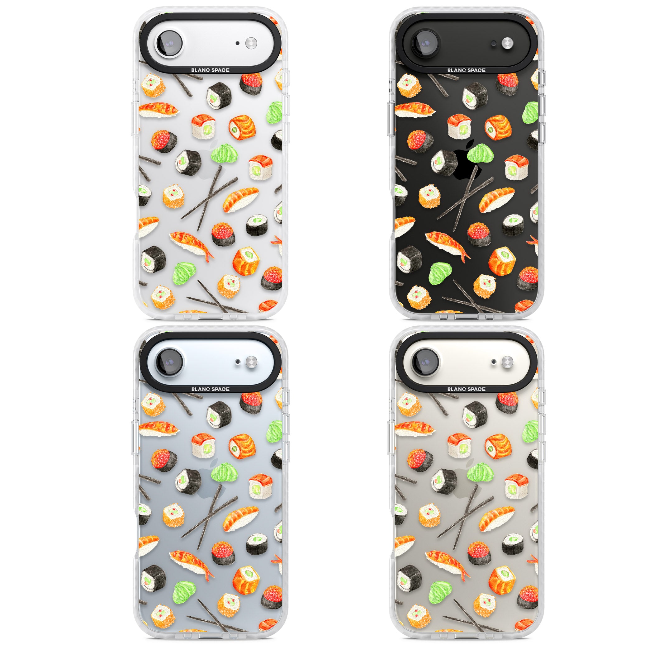 Sushi iPhone 17 Air Impact Clear Phone Case APT Impact Protection