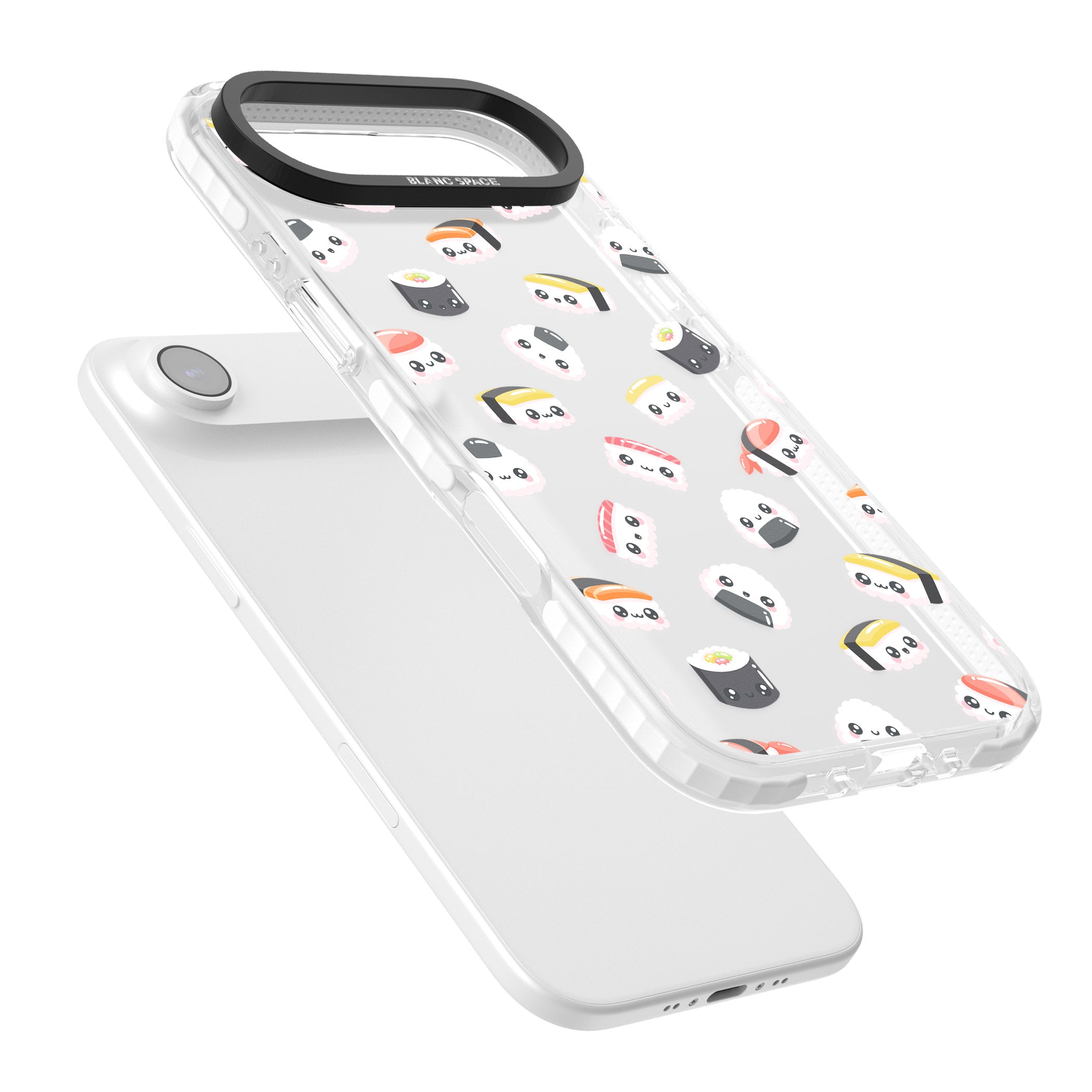 Kawaii Sushi iPhone 17 Air Impact Clear Phone Case Colours