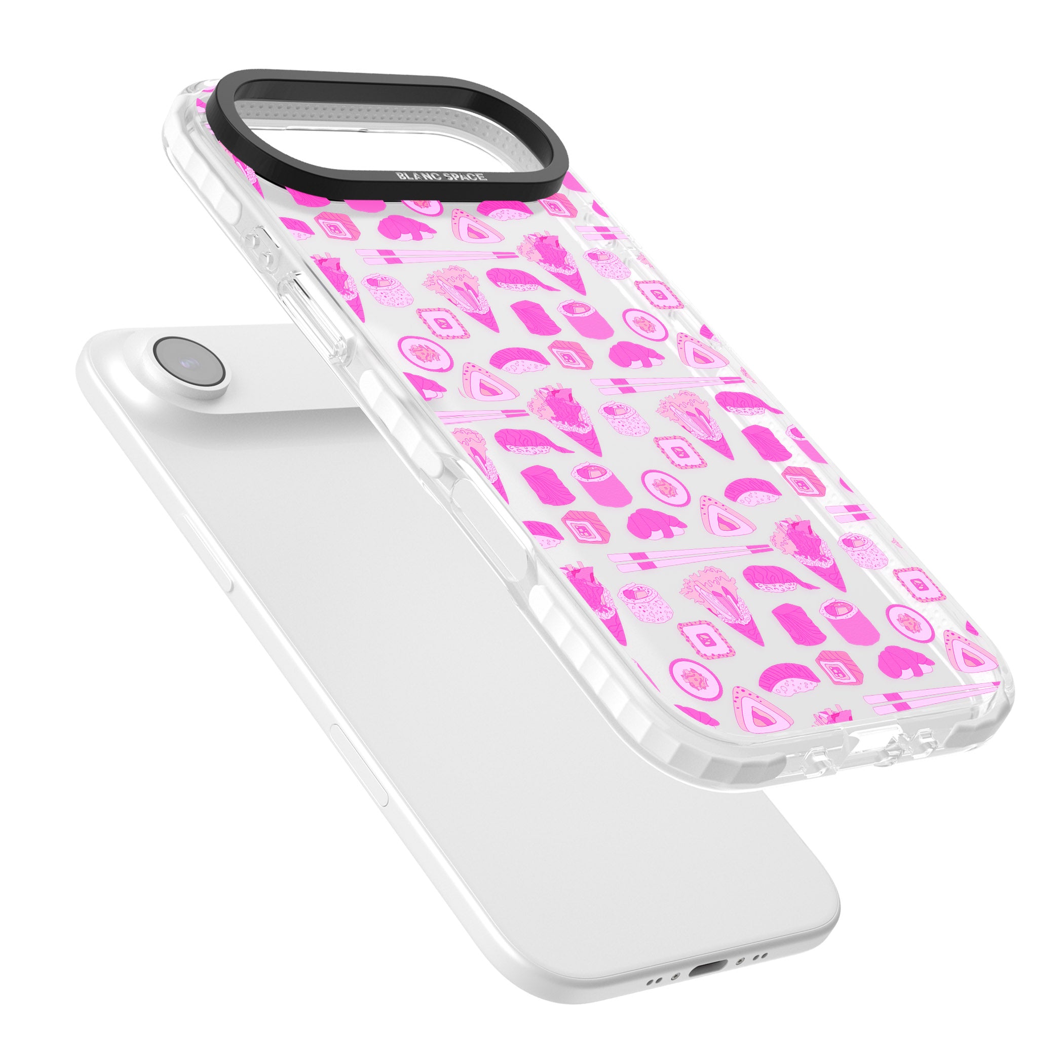 Pink Sushi Pop iPhone 17 Air Impact Clear Phone Case Colours