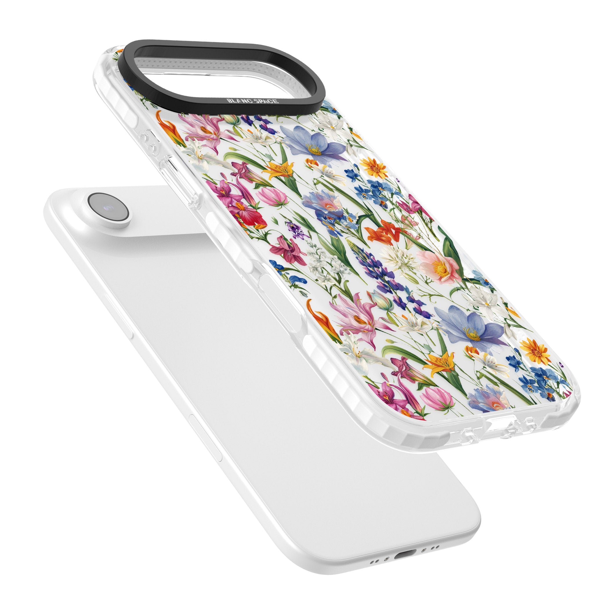 Vintage Wildflowers iPhone 17 Air Impact Clear Phone Case Colours
