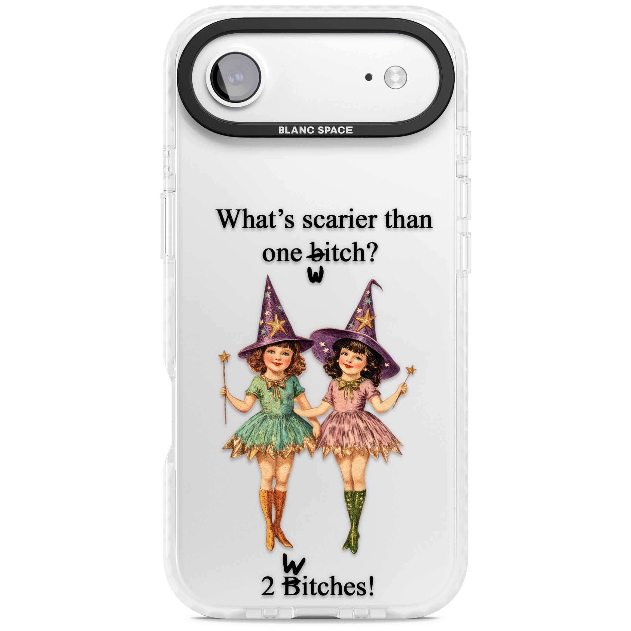 Two Witches iPhone 17 Air Impact Clear Phone Case