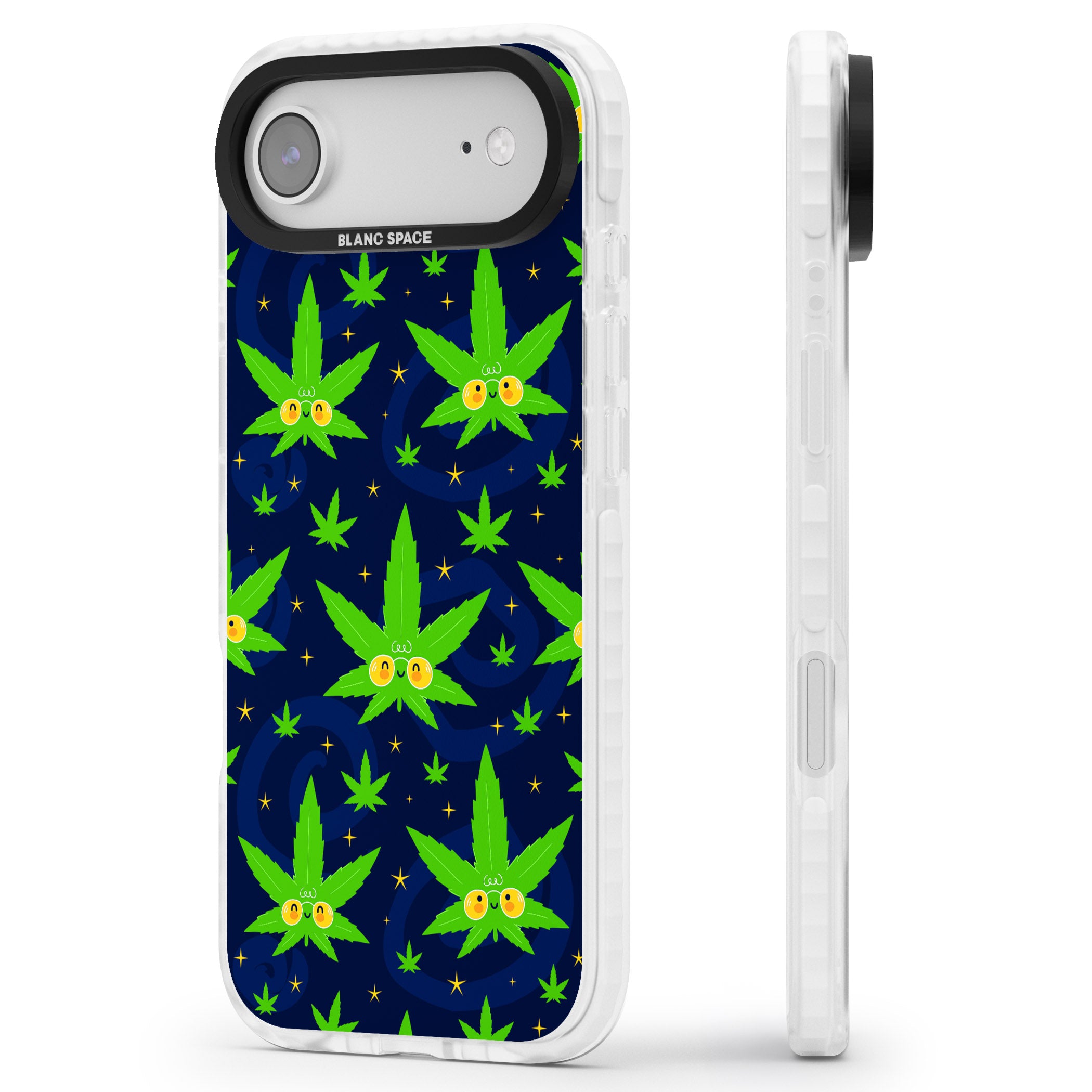 High Af iPhone 17 Air Impact Clear Phone Case Side Profile
