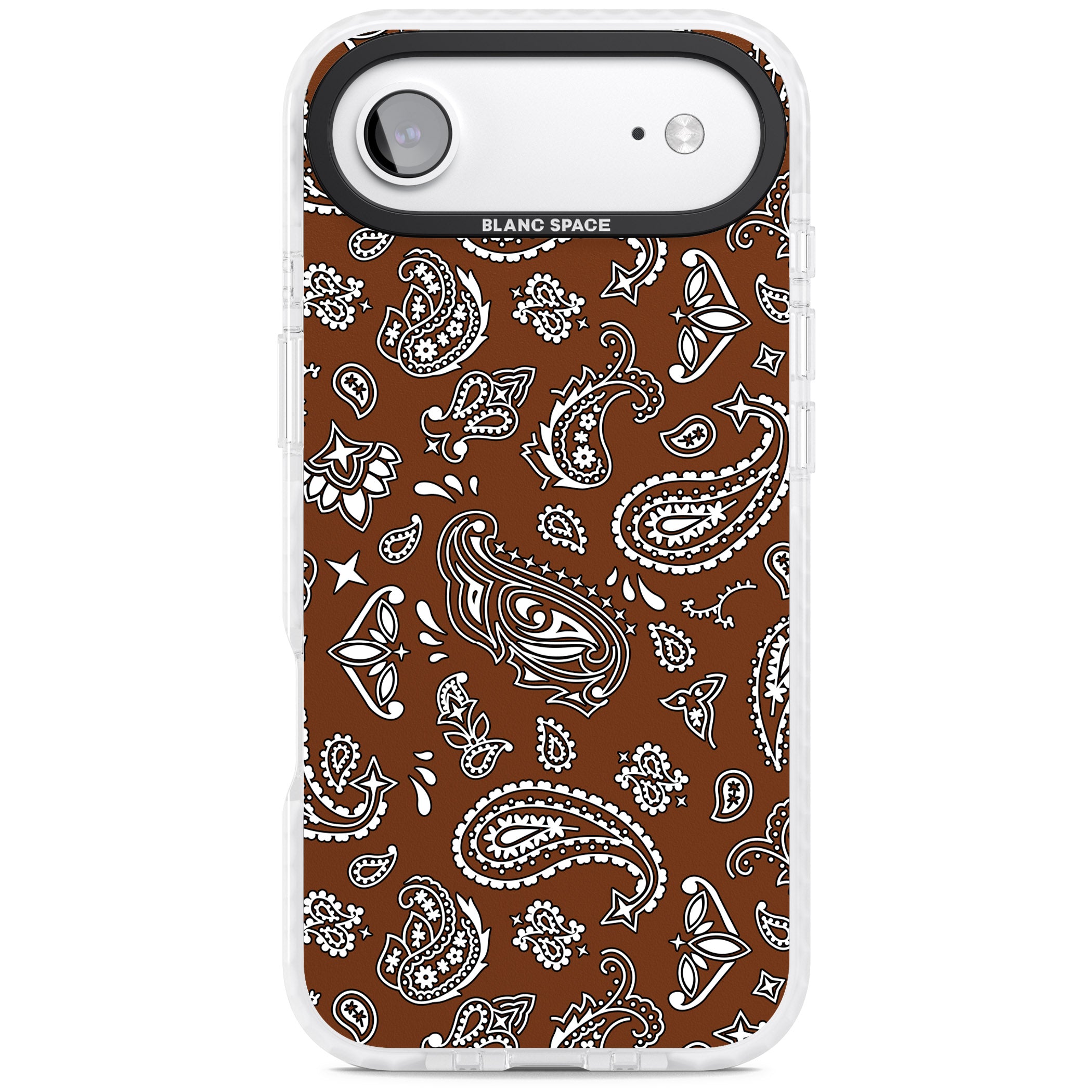 Brown Bandana iPhone 17 Air Impact Clear Phone Case
