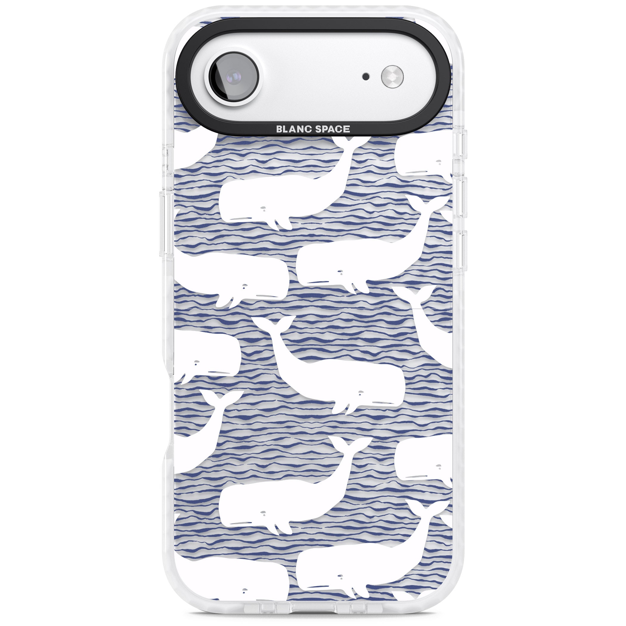 Whale Wave iPhone 17 Air Impact Clear Phone Case