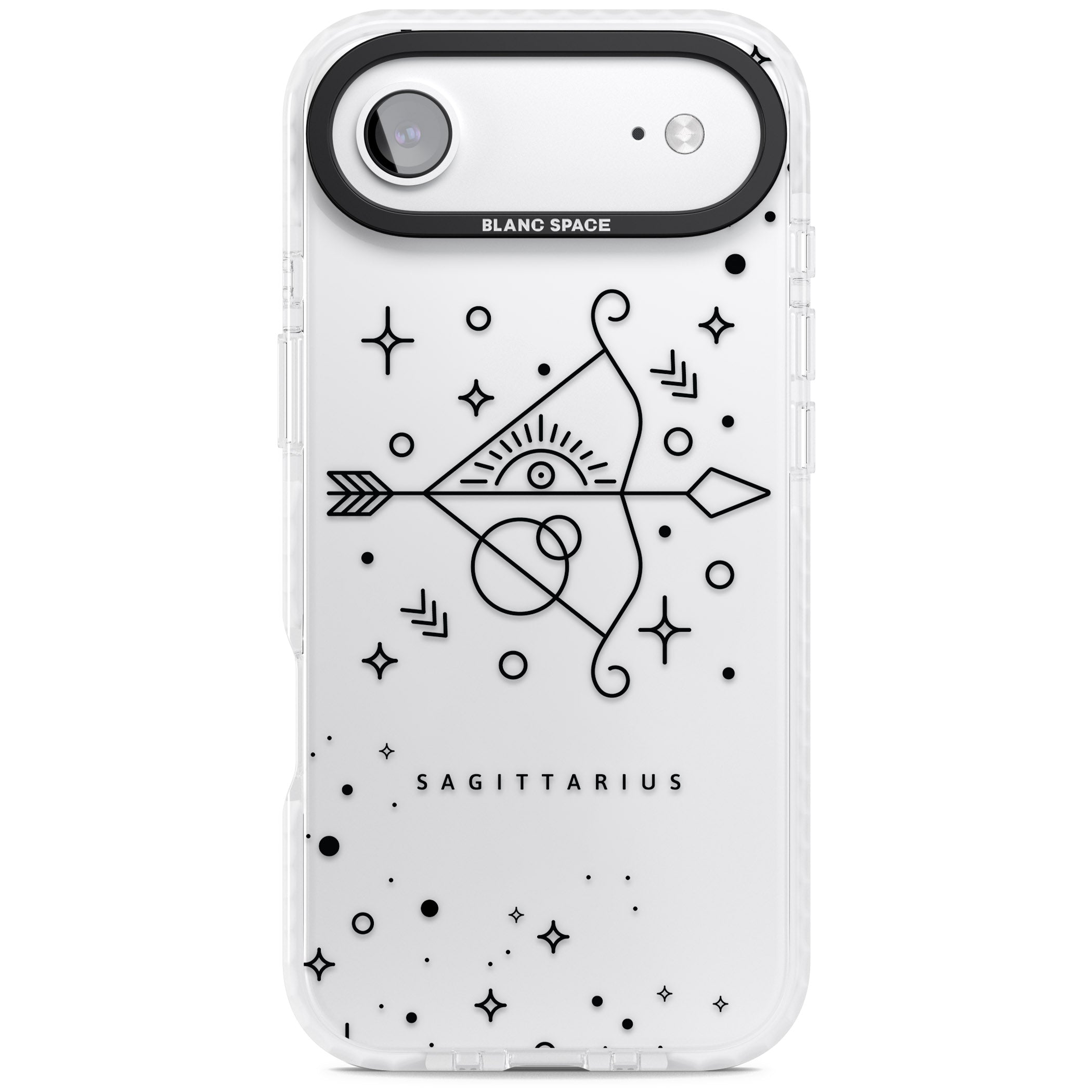 Sagittarius Arcane iPhone 17 Air Impact Clear Phone Case