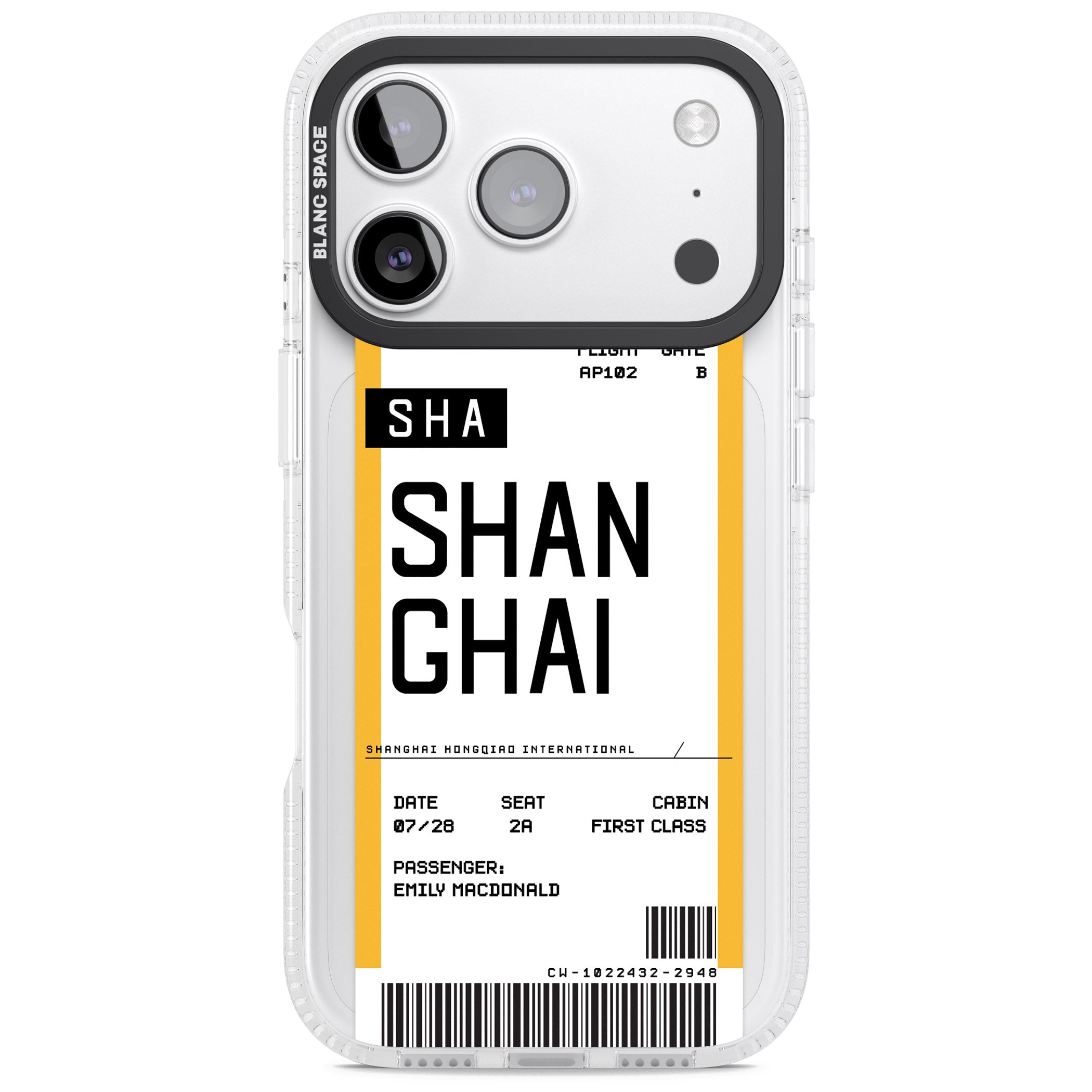 Personalised Shanghai Boarding Pass