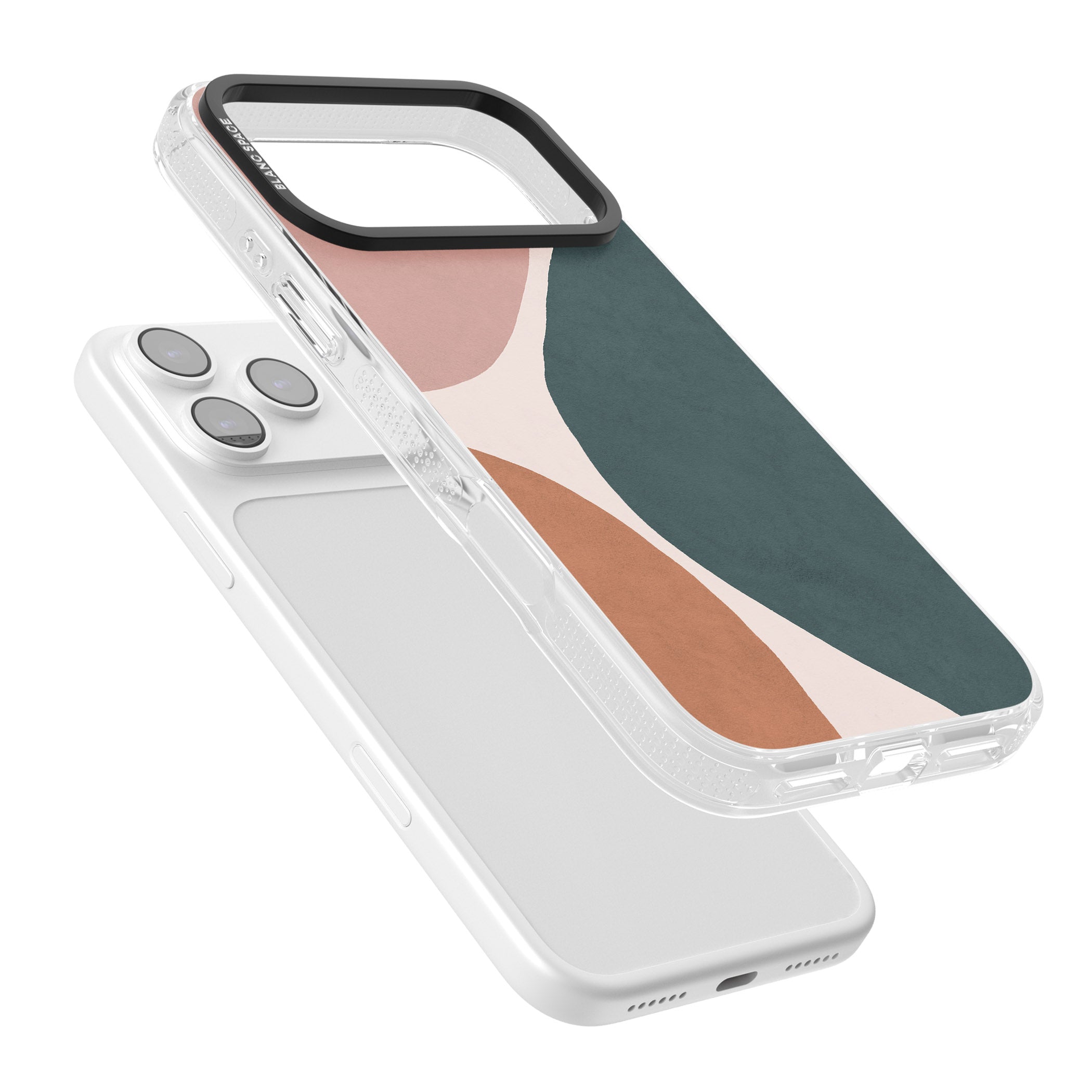 Lush Abstract Watercolour Design #8 iPhone 17 Pro Impact Air Clear Phone Case Colours