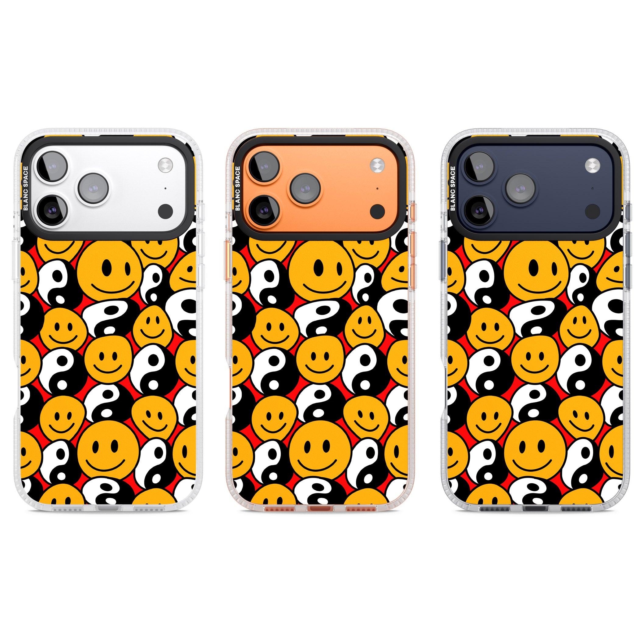 Yin Yang & Faces iPhone 17 Pro Impact Air Clear Phone Case APT Impact Protection