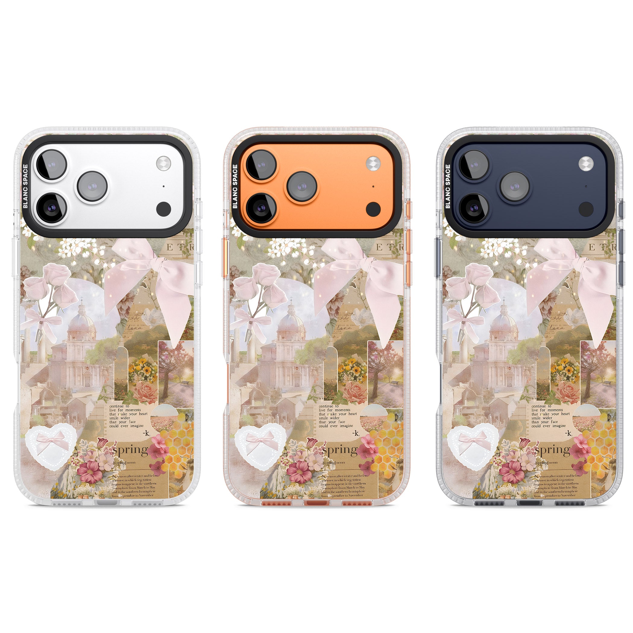 Coquette Collage iPhone 17 Pro Impact Air Clear Phone Case APT Impact Protection