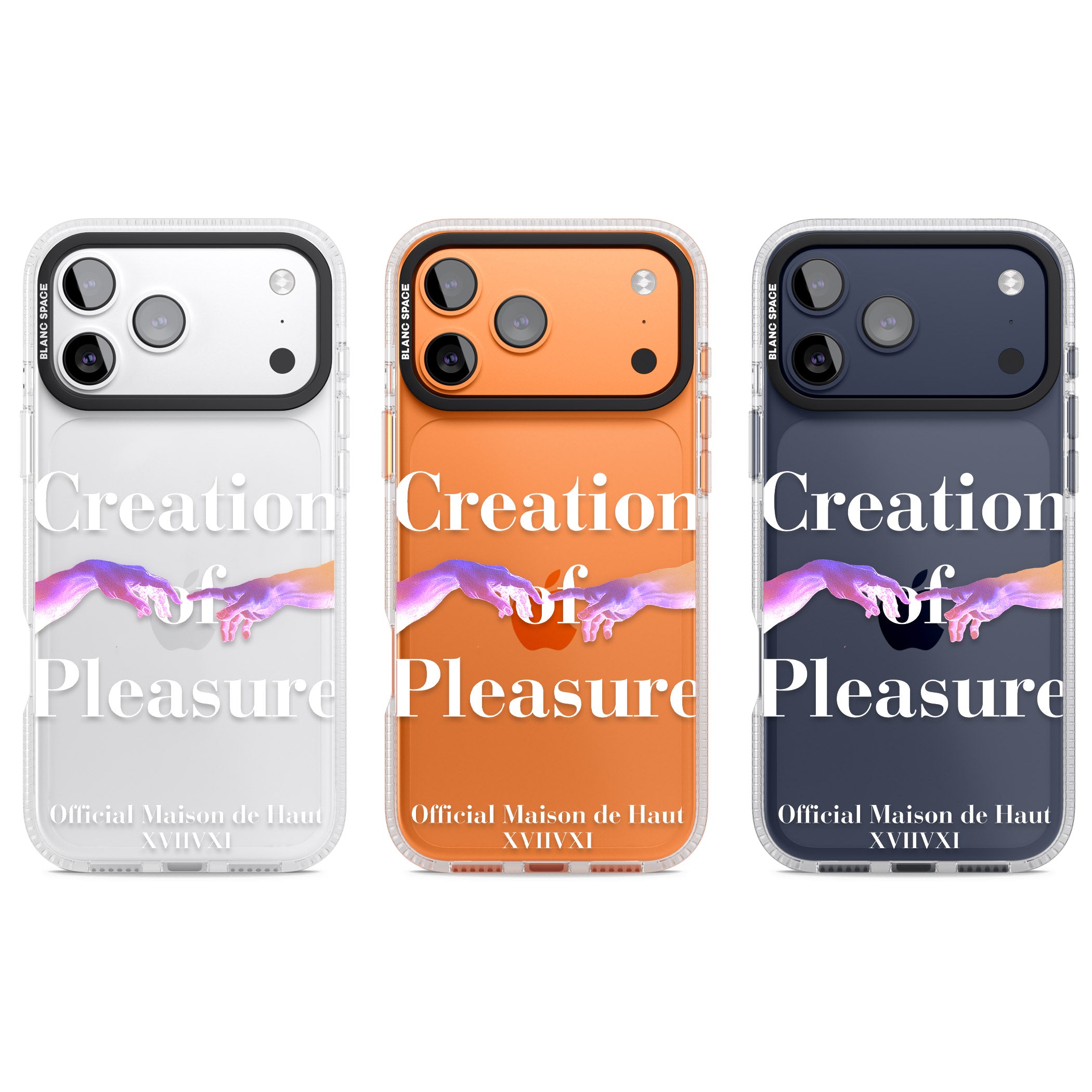 Creation Of Pleasure iPhone 17 Pro Impact Air Clear Phone Case APT Impact Protection