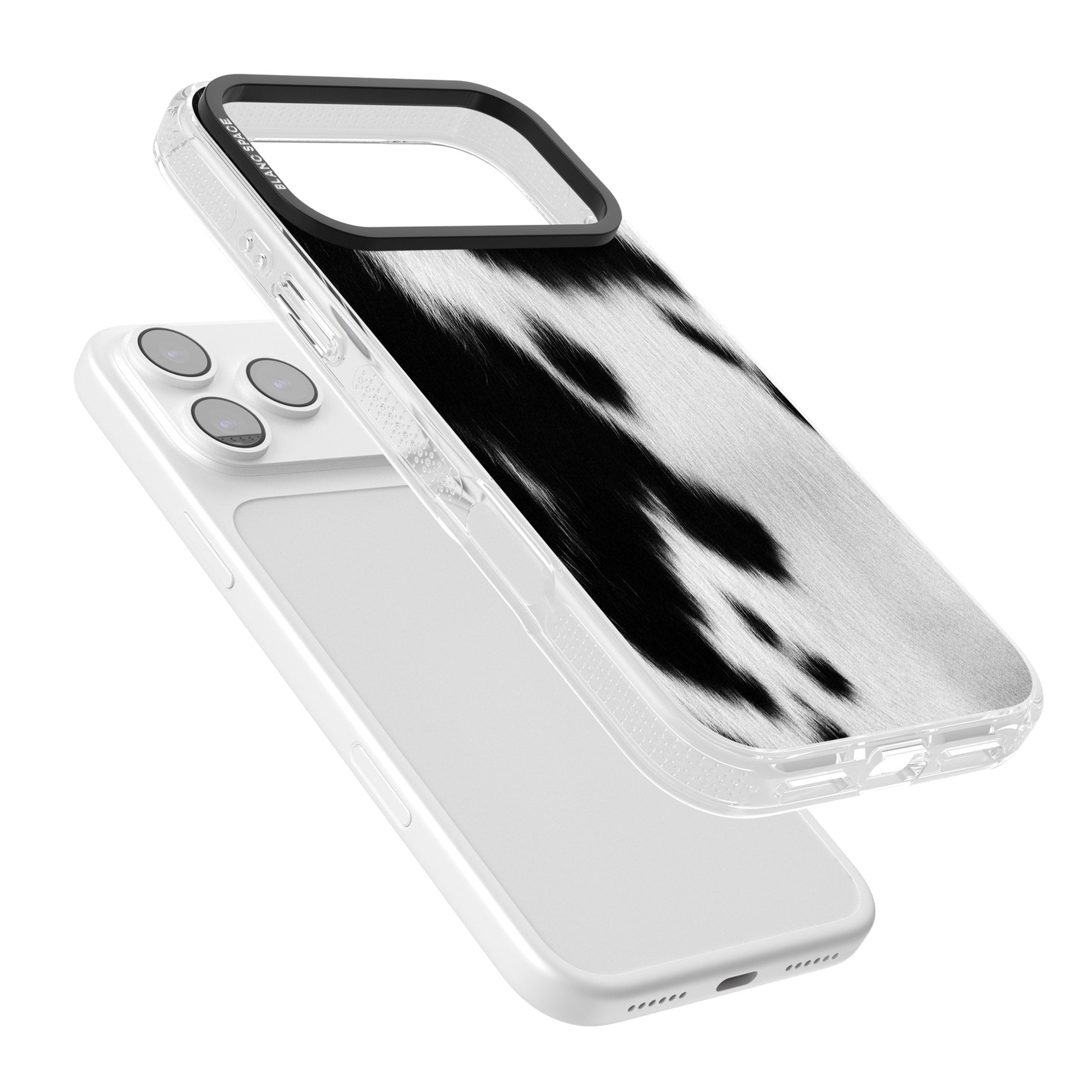 Designer Fashion Cowhide iPhone 17 Pro Max Impact Air Clear Phone Case Colours