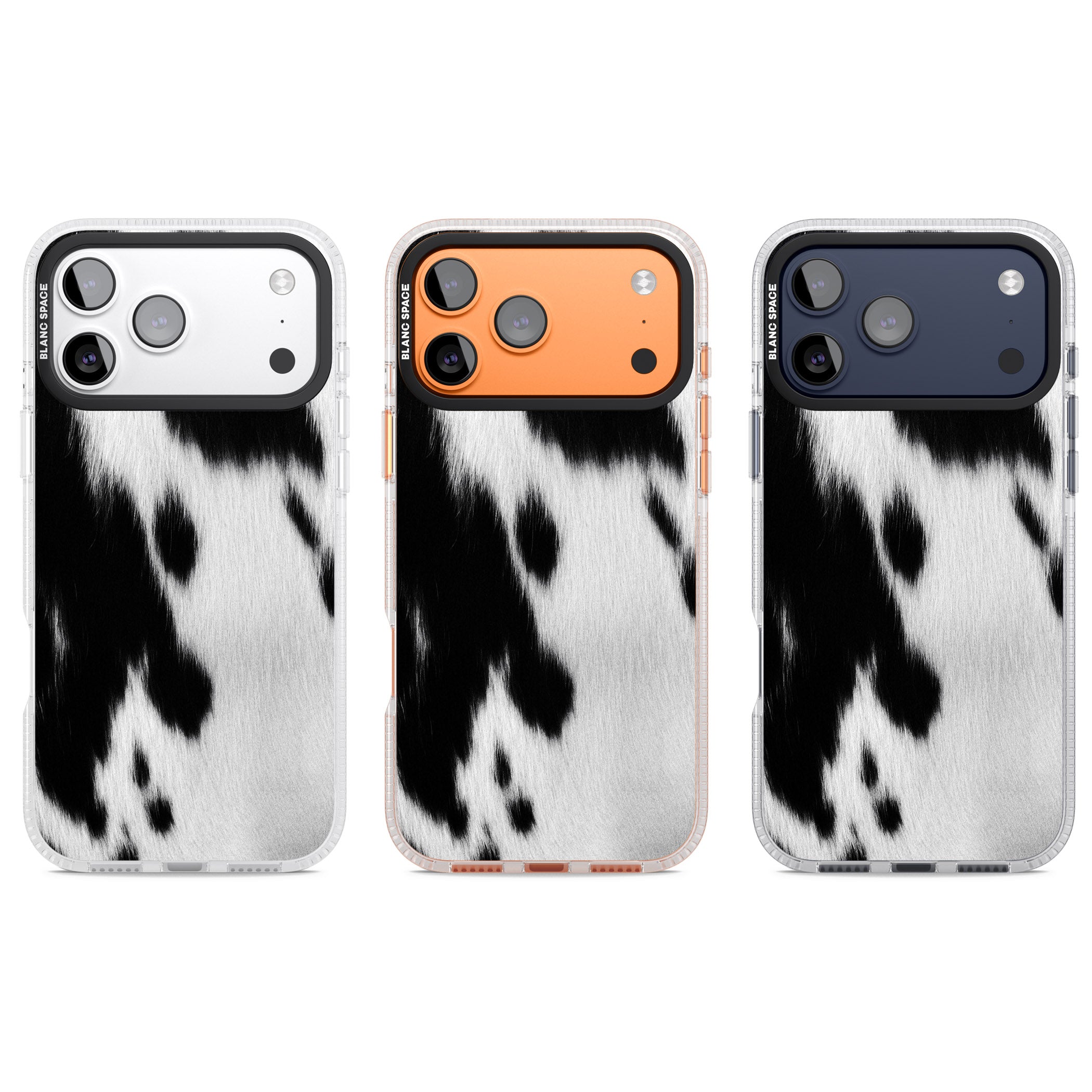Designer Fashion Cowhide iPhone 17 Pro Impact Air Clear Phone Case APT Impact Protection