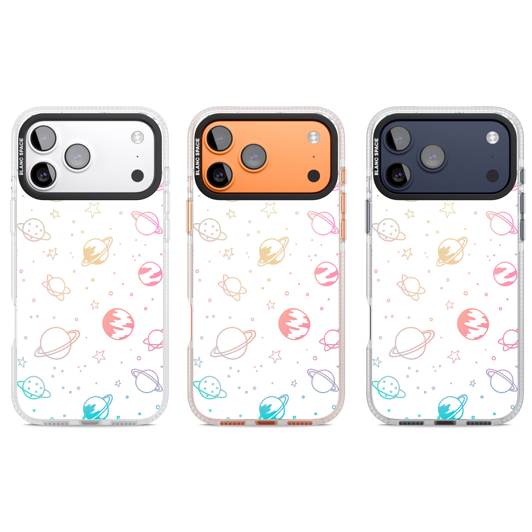 Pastel Cosmic Galaxy iPhone 17 Pro Impact Air Clear Phone Case APT Impact Protection