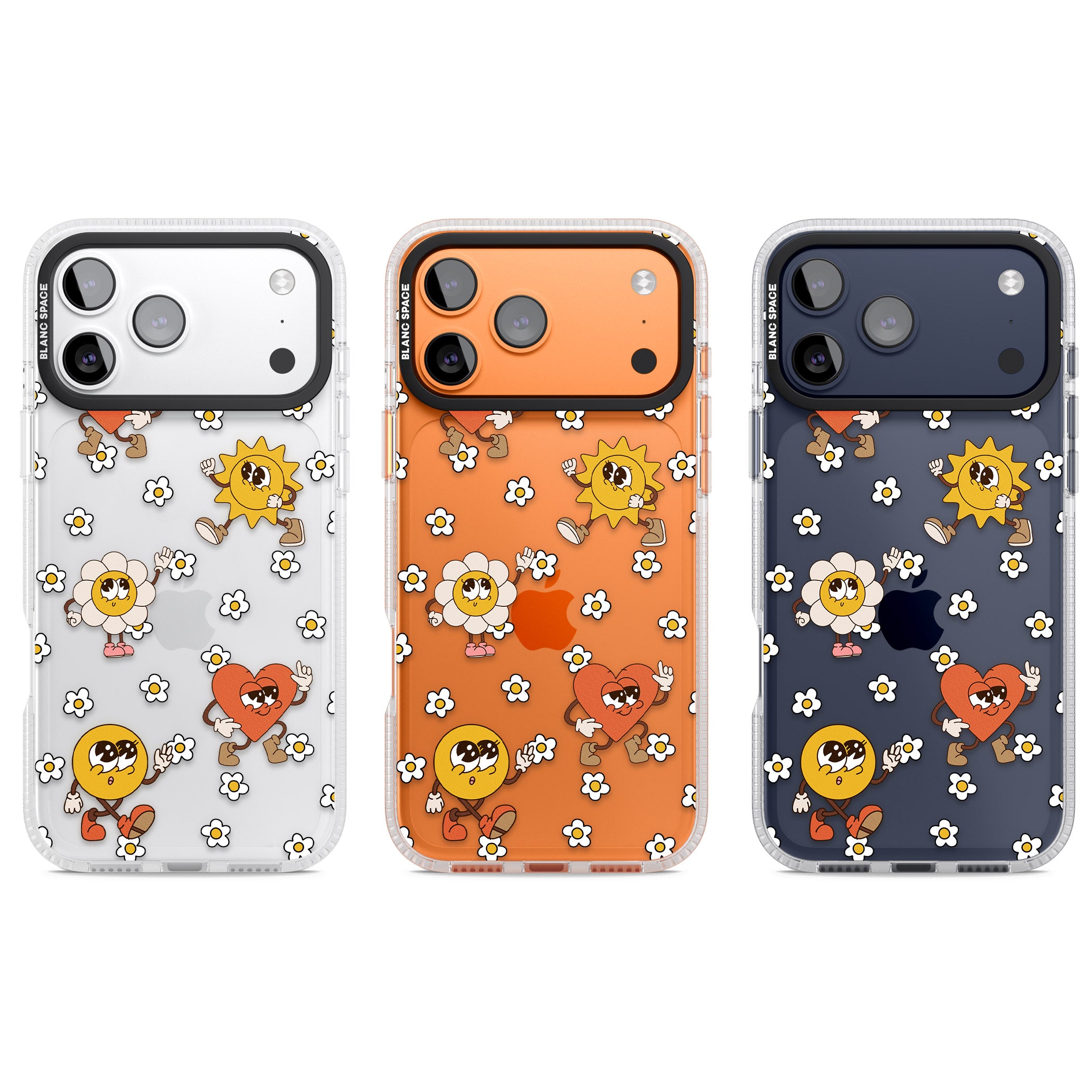 Daisies & Friends iPhone 17 Pro Impact Air Clear Phone Case APT Impact Protection