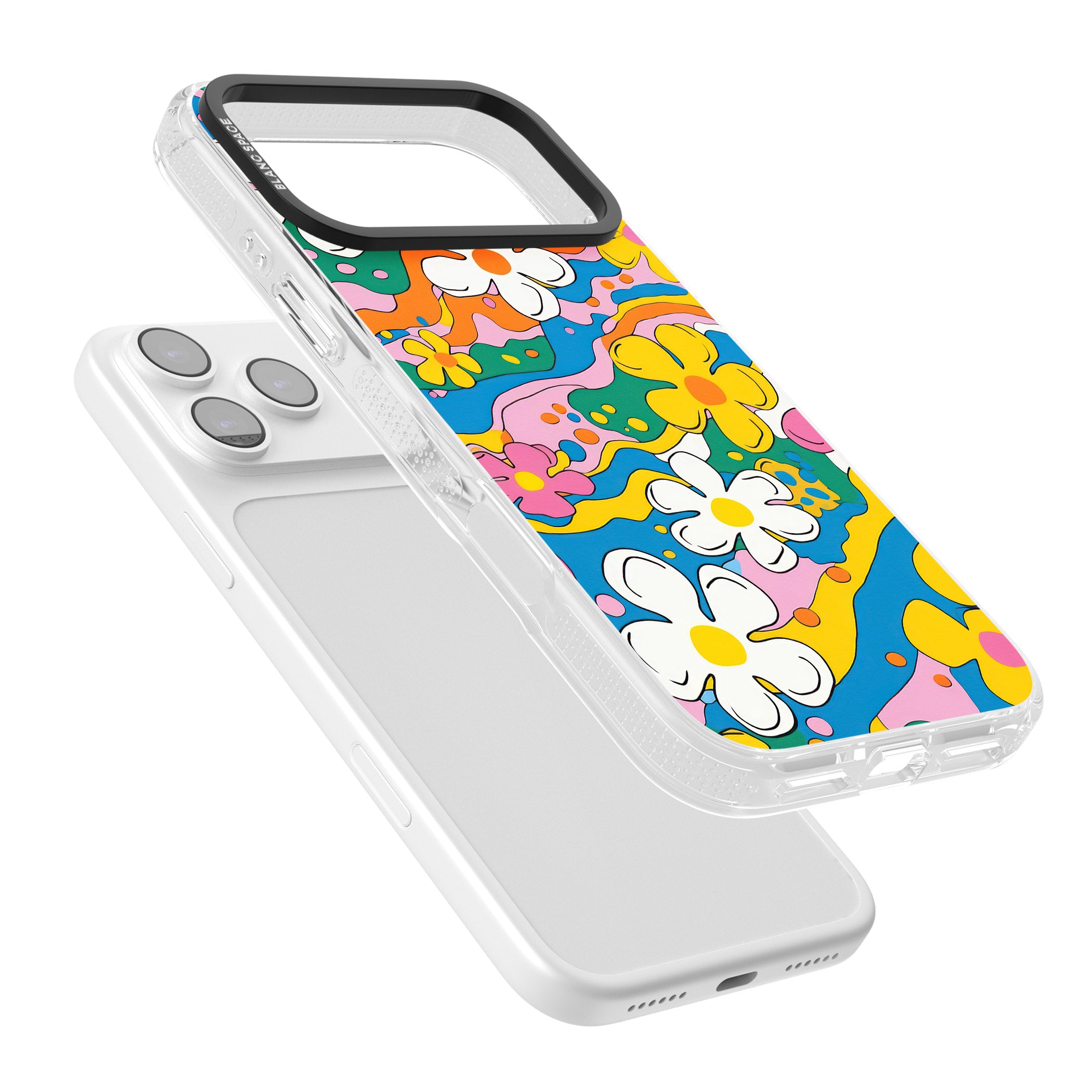 Vibrant Bloom iPhone 17 Pro Max Impact Air Clear Phone Case Colours